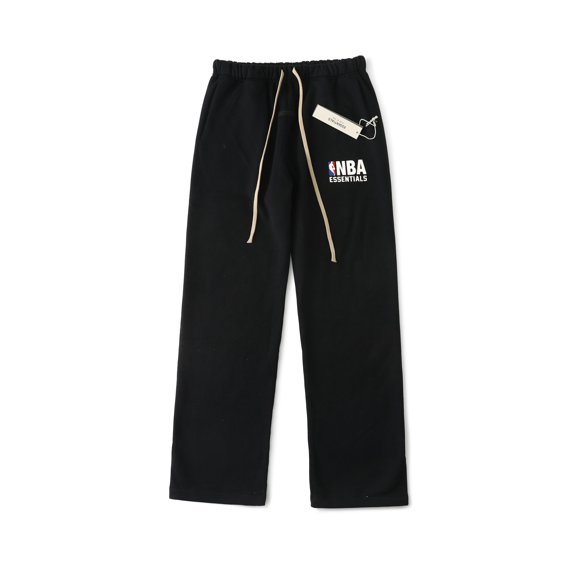 Fear of God Essentials fog x NBA collaboration FW24 Essentials NBA Tee Silicone Logo Series Trousers