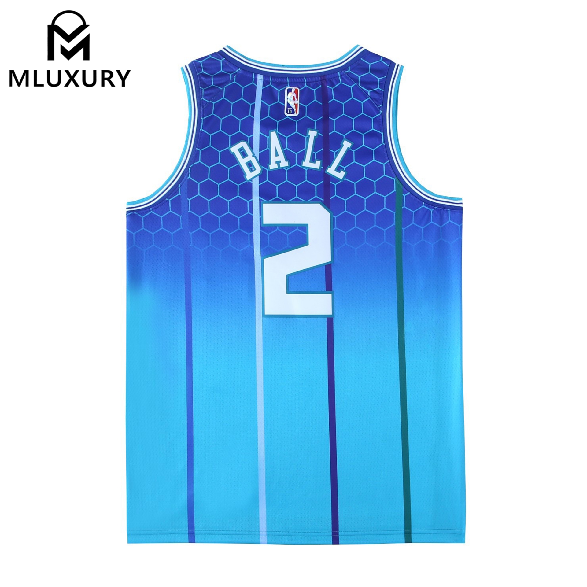 Nike NBA 2021 Heat-Pressed Version 22-23 Season Jordan Retro Basketball jersey-blue
