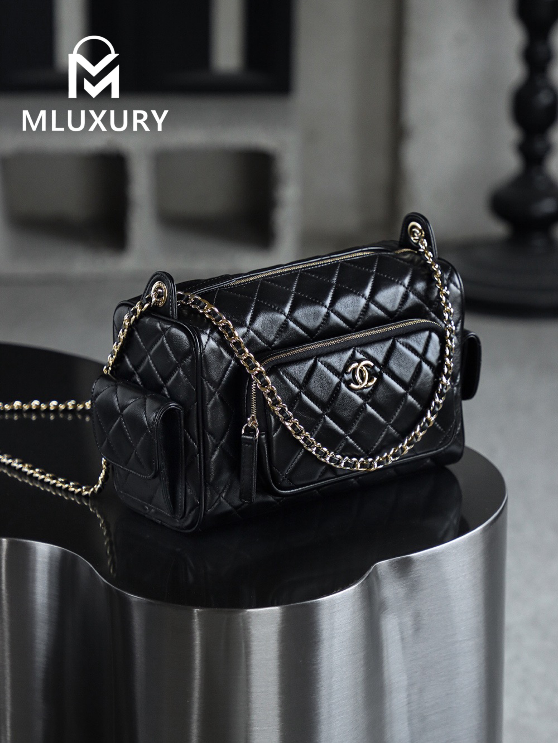 CHANEL 24K Camera Bag (Large)