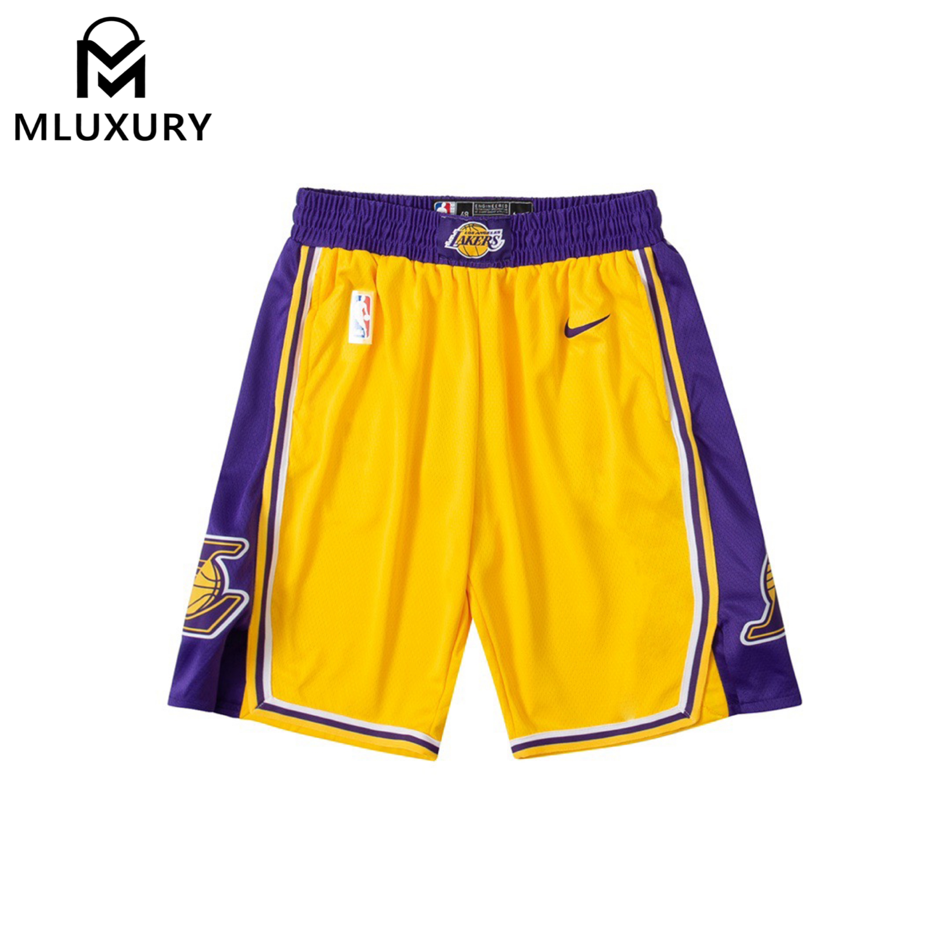 Nike x NBA Nike IconEdition Team Exclusive Shorts AU Fan Edition Lakers yellow basketball shorts