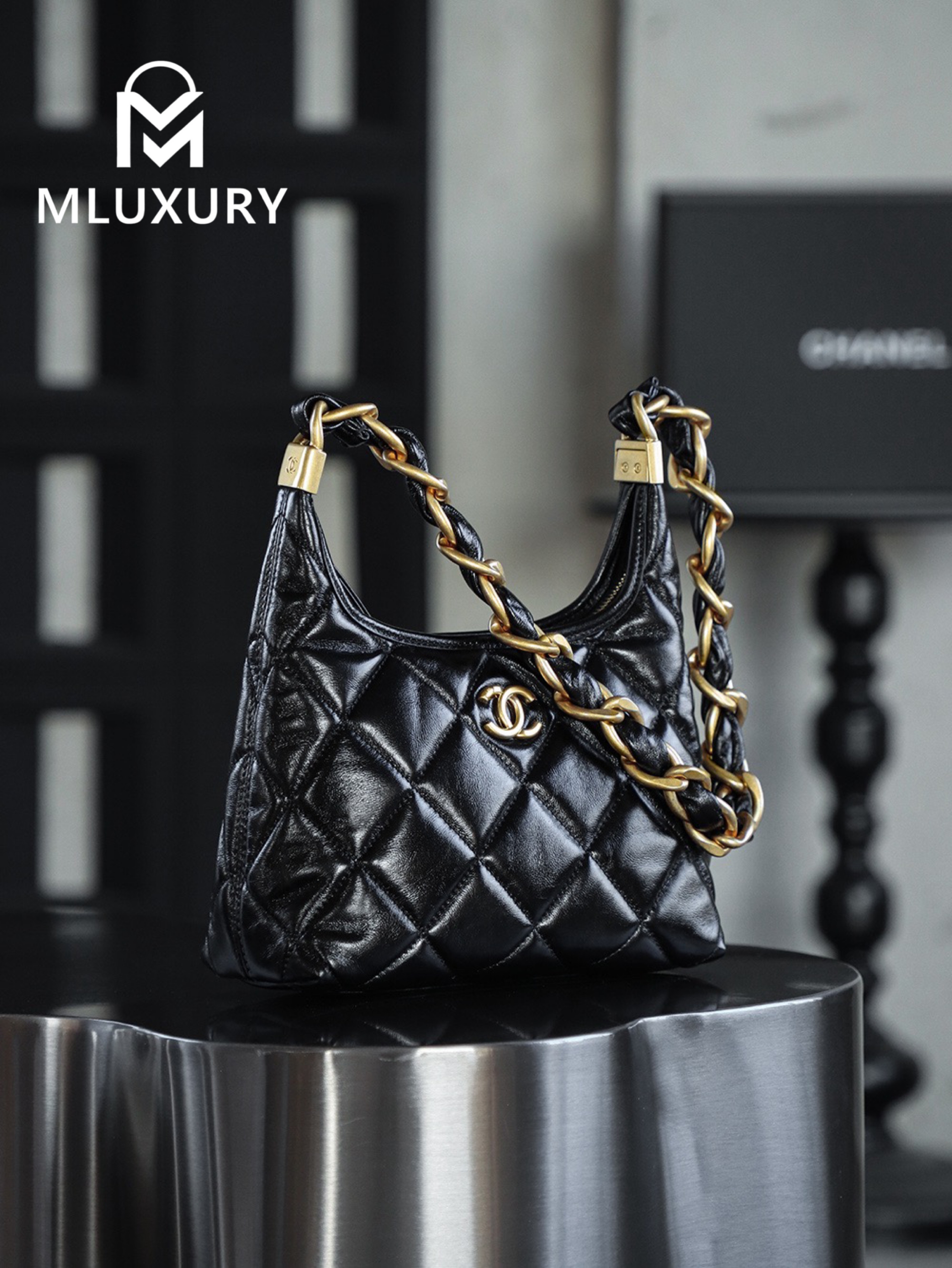CHANEL 24A Hobo Small