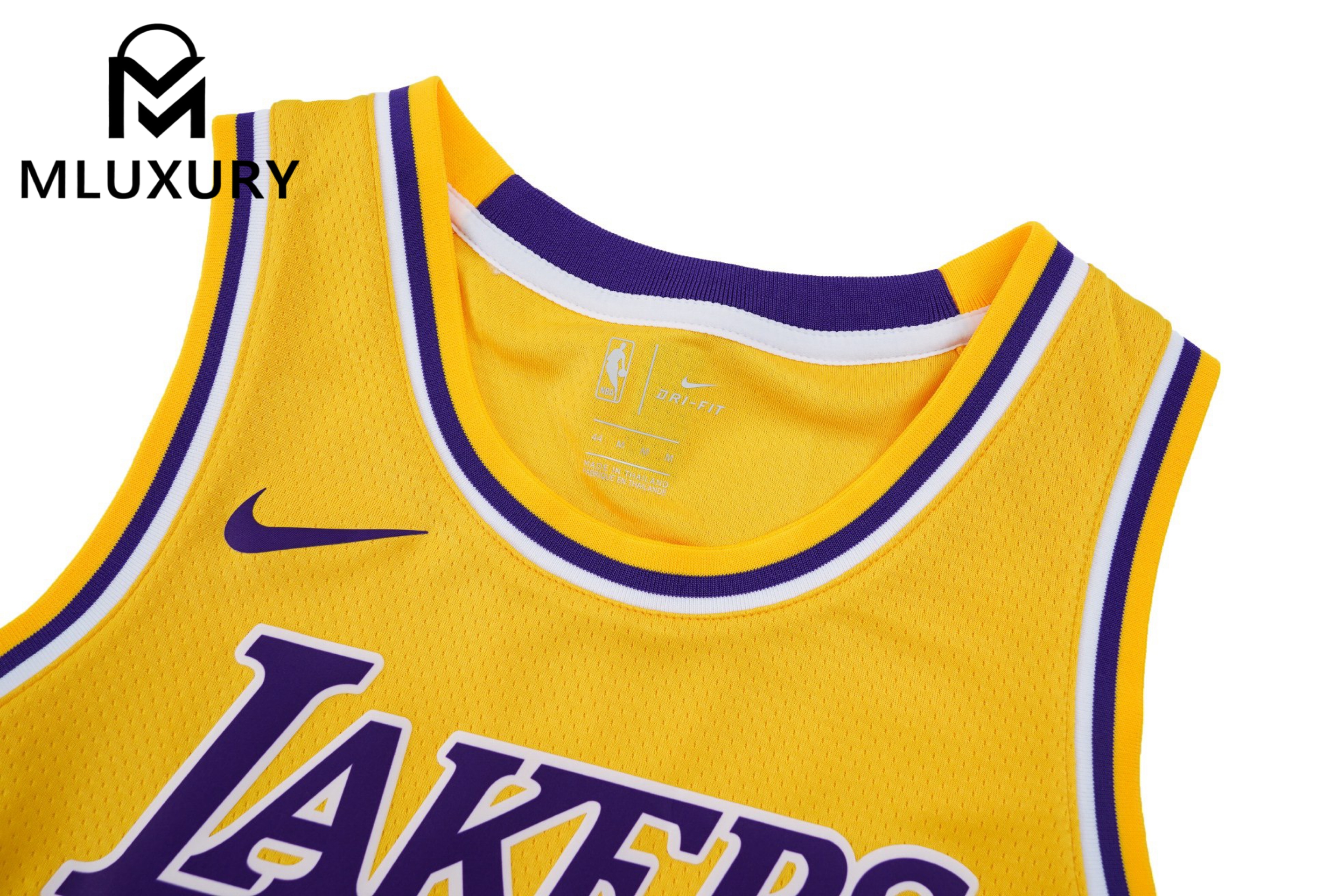 LeBron James Los Angeles Lakers 23 NBA  Connected Jersey-yellow