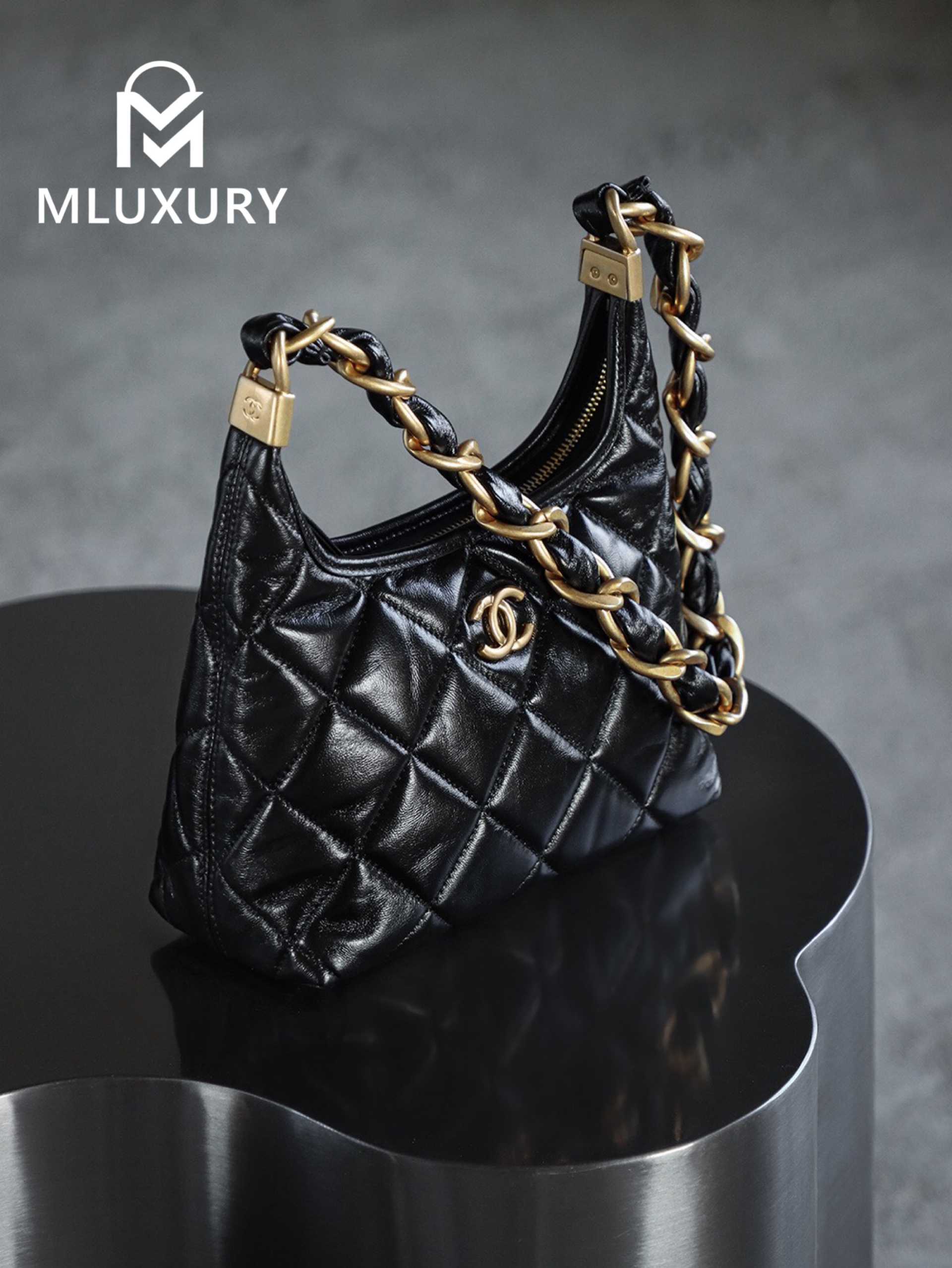 CHANEL 24A Hobo Small
