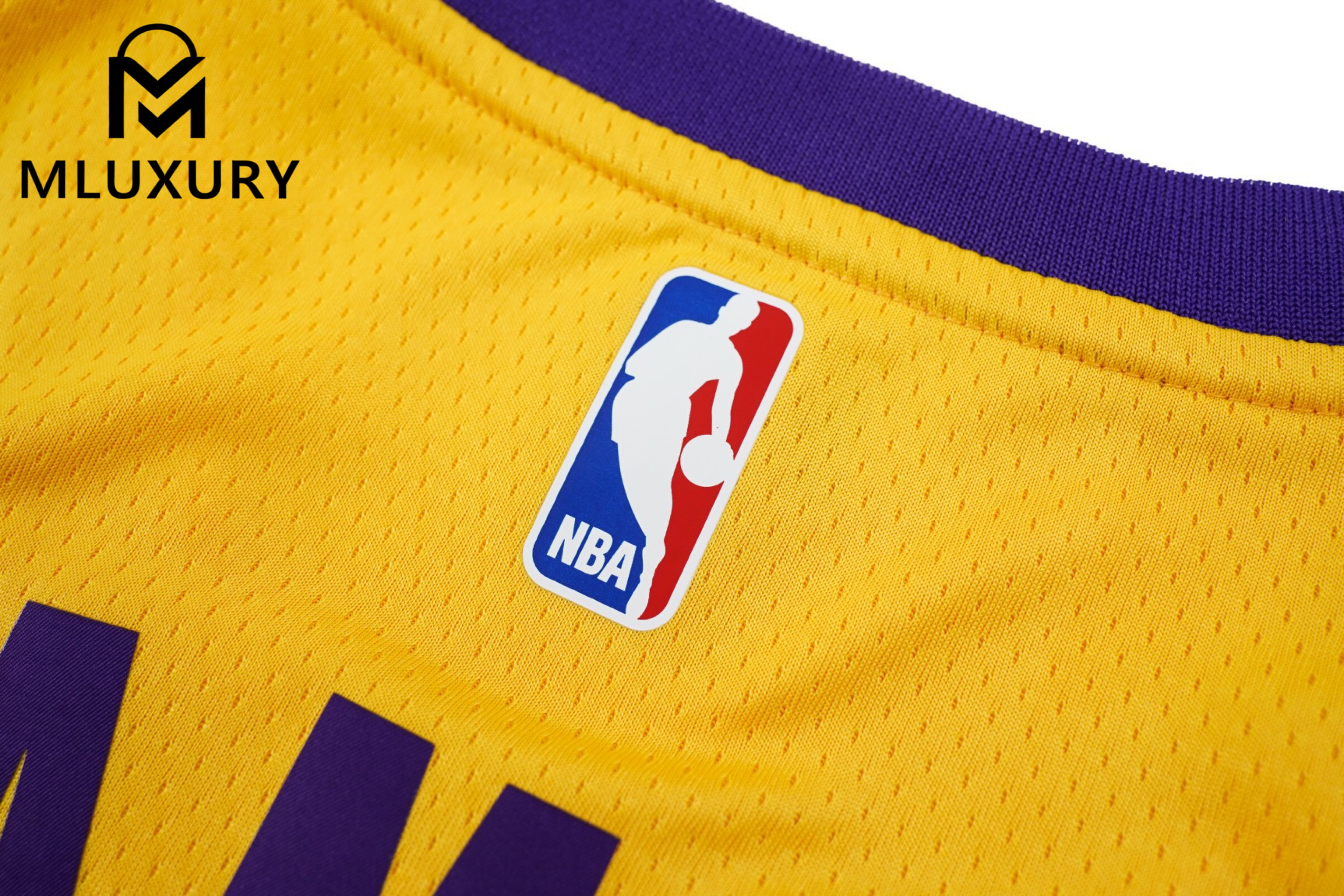 LeBron James Los Angeles Lakers 23 NBA  Connected Jersey-yellow