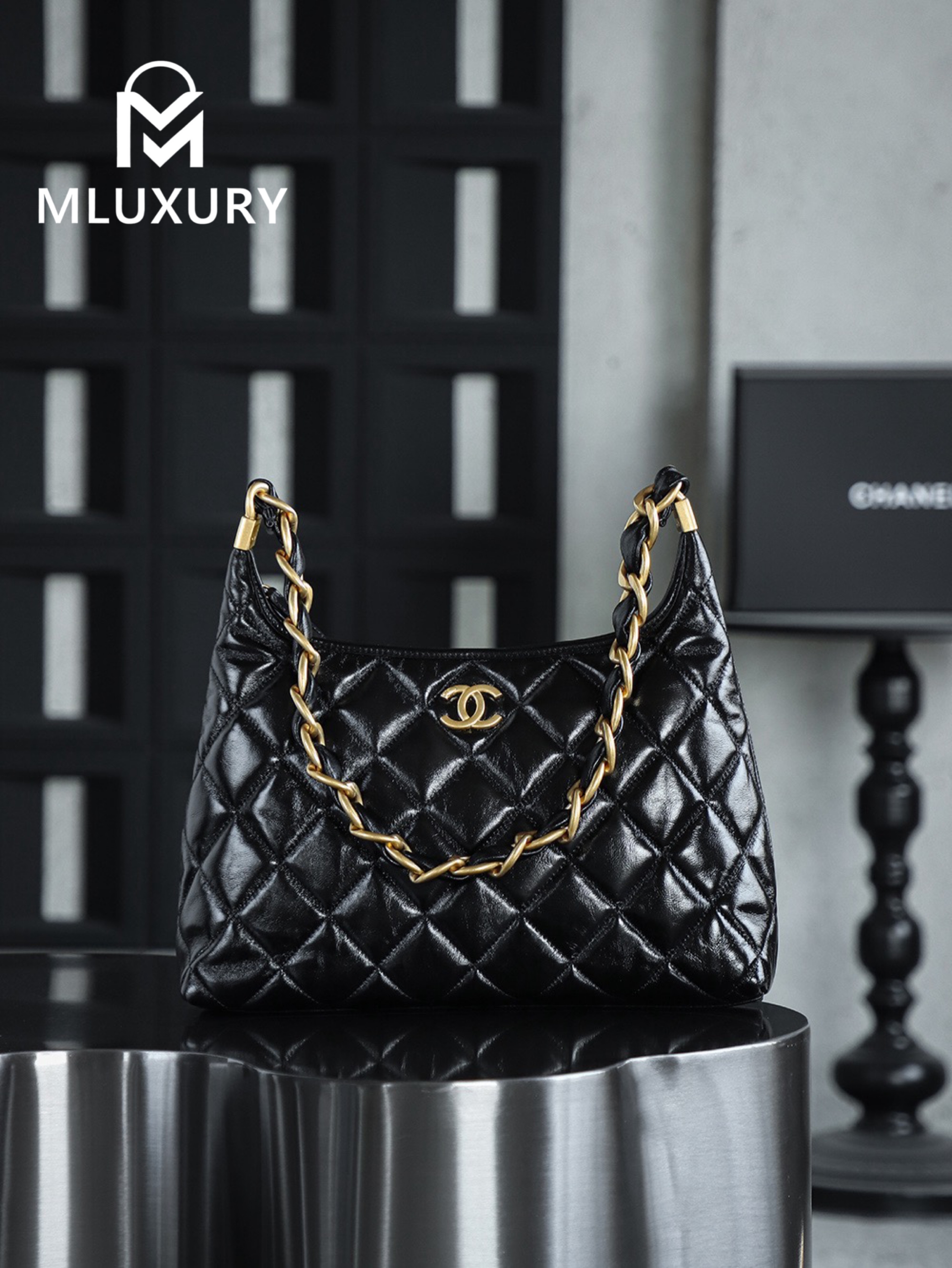 CHANEL 24A Hobo Large