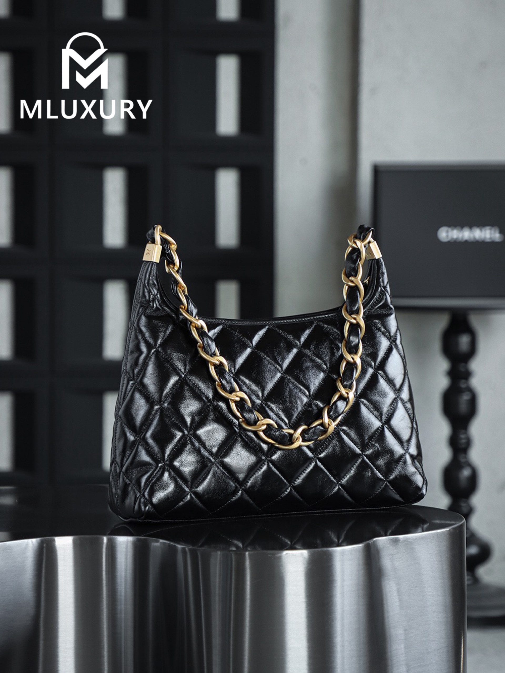 CHANEL 24A Hobo Large
