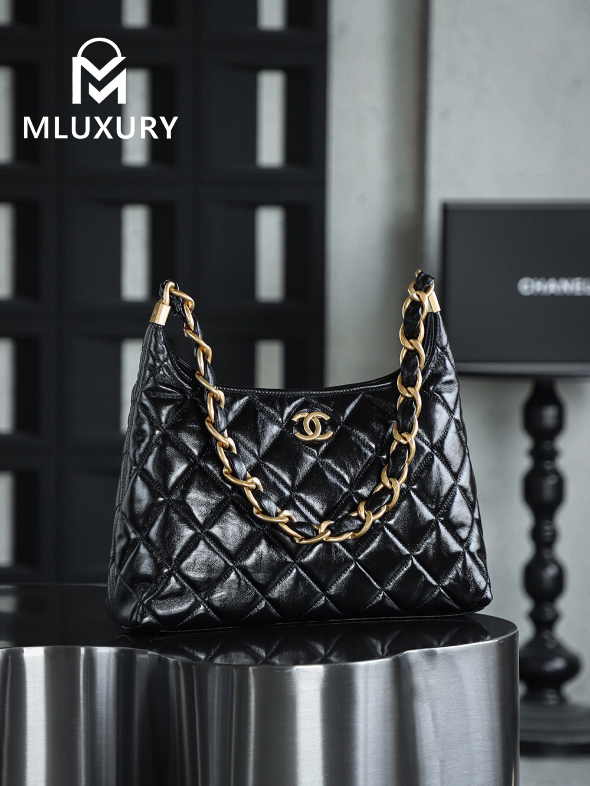 CHANEL 24A Hobo Large