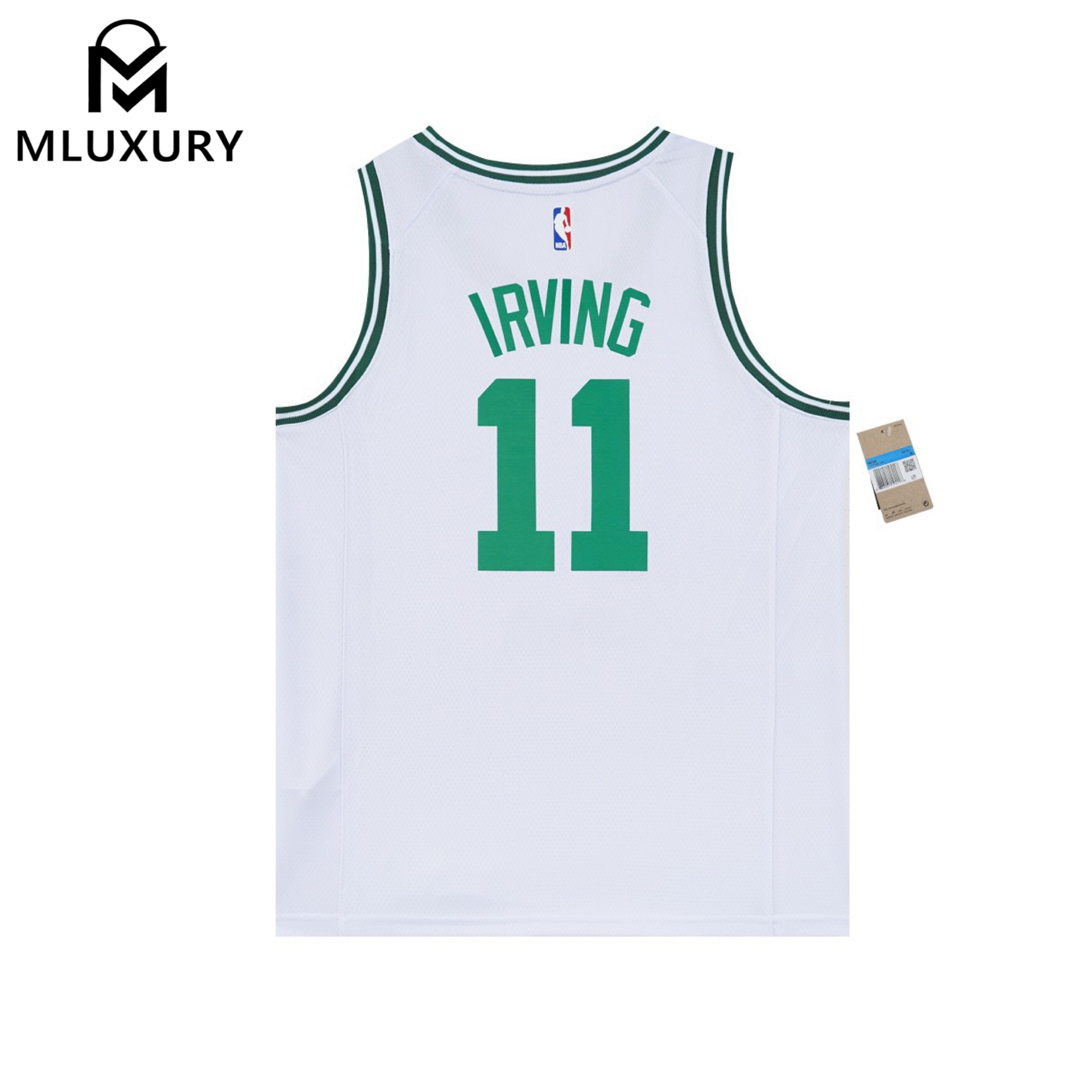 Kyrie Irving's NO.11 heat-pressed jersey for the NBA Celtics