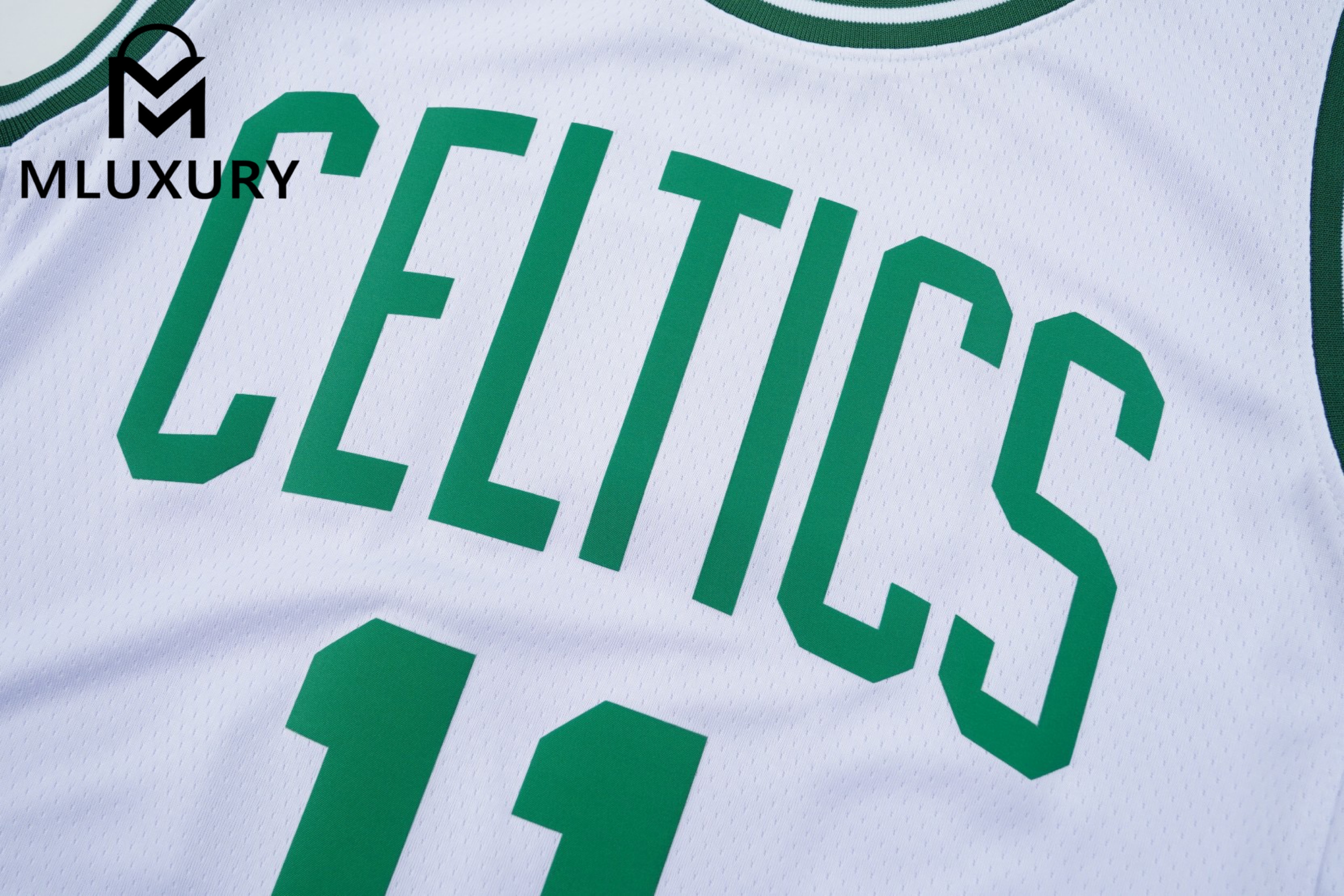 Kyrie Irving's NO.11 heat-pressed jersey for the NBA Celtics