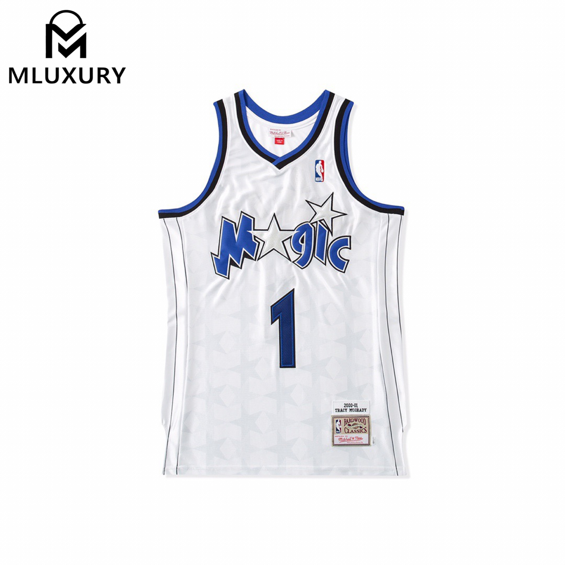 (AU Embroidered) Mitchell & Ness Retro Basketball Jersey, AU Player Edition