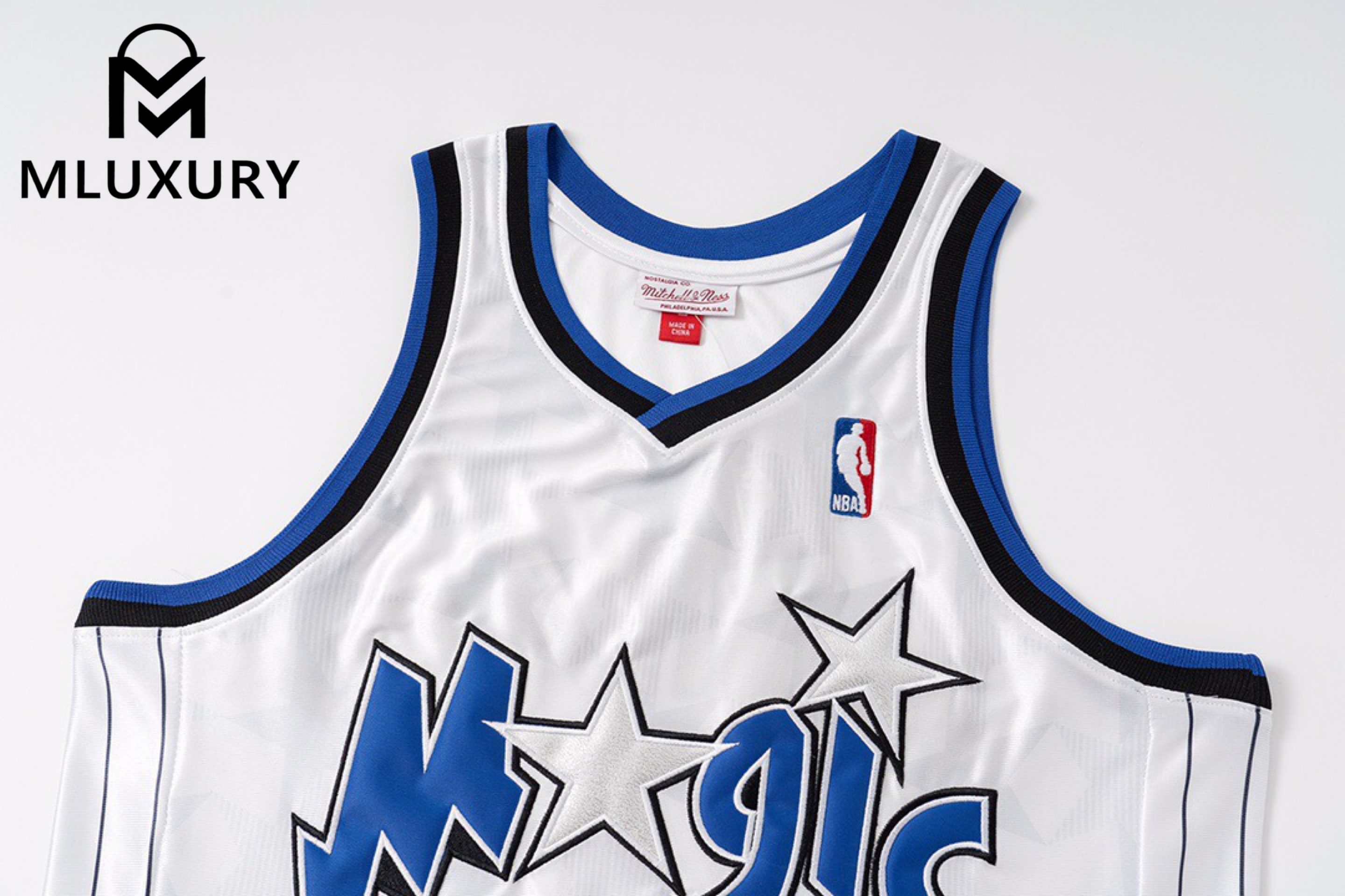 (AU Embroidered) Mitchell & Ness Retro Basketball Jersey, AU Player Edition