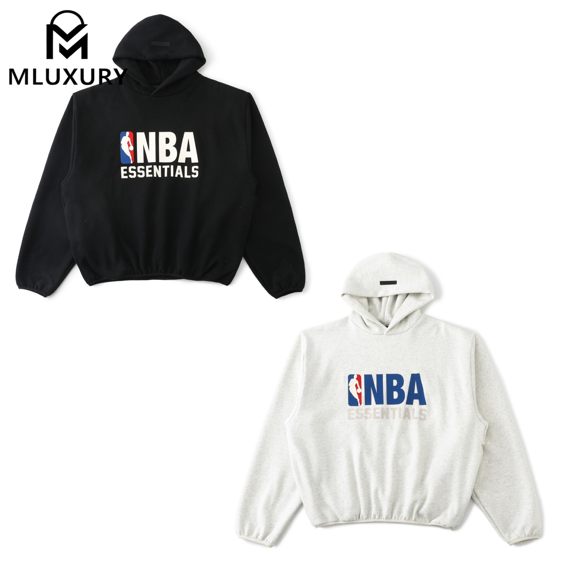 Fear of God Essentials fog x NBA collaboration FW24 Essentials NBA Tee Silicone Logo Series Hoodie