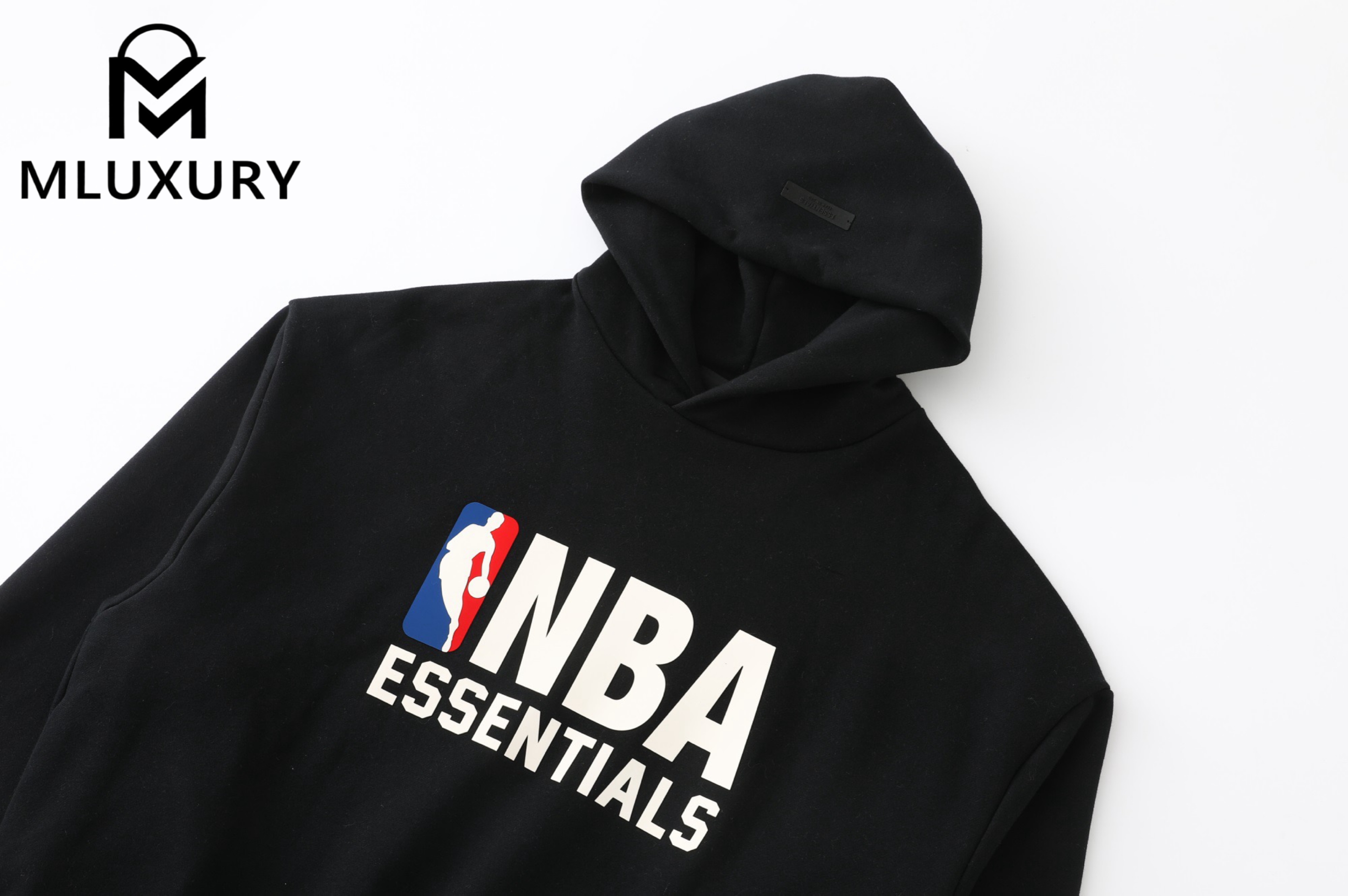 Fear of God Essentials fog x NBA collaboration FW24 Essentials NBA Tee Silicone Logo Series Hoodie