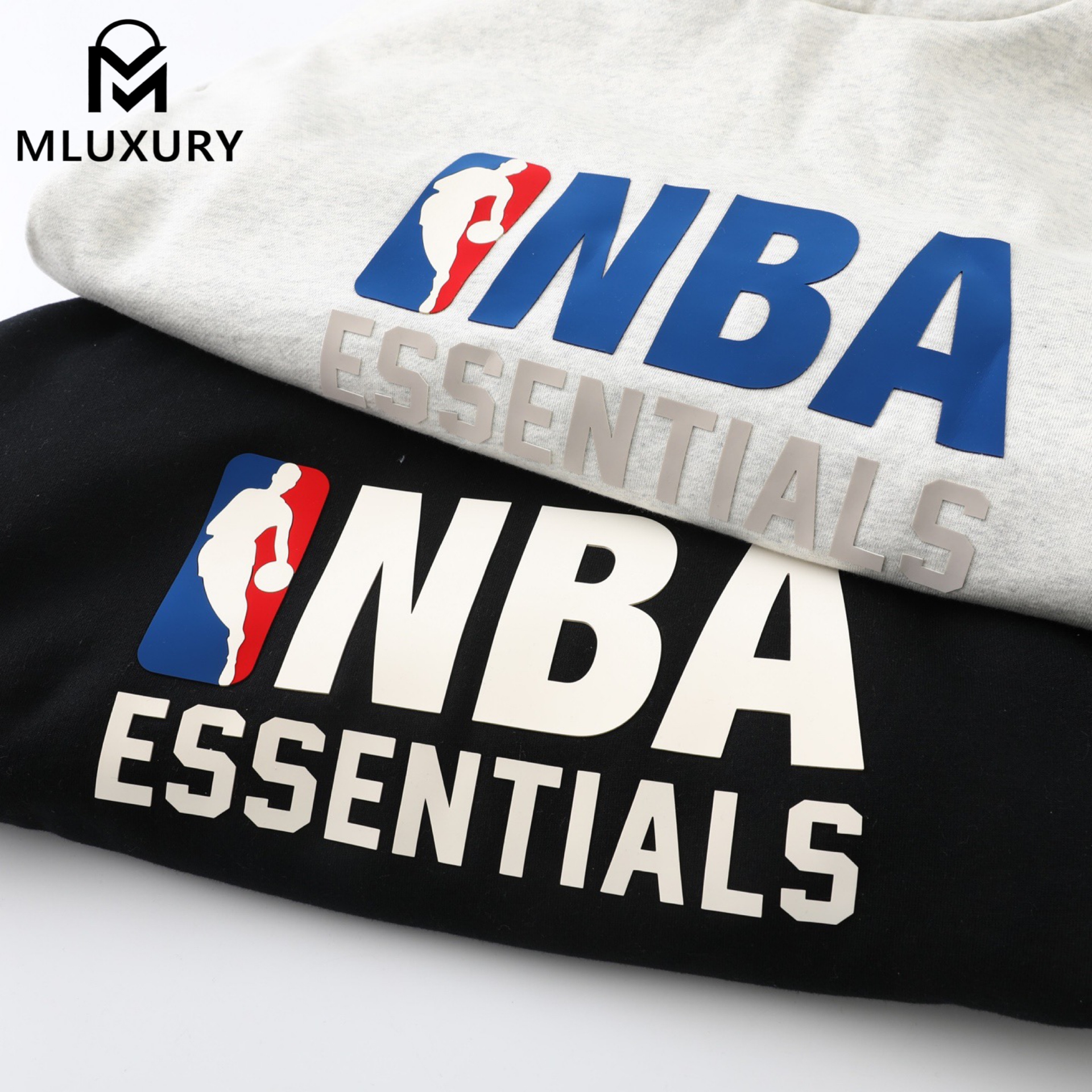 Fear of God Essentials fog x NBA collaboration FW24 Essentials NBA Tee Silicone Logo Series Hoodie