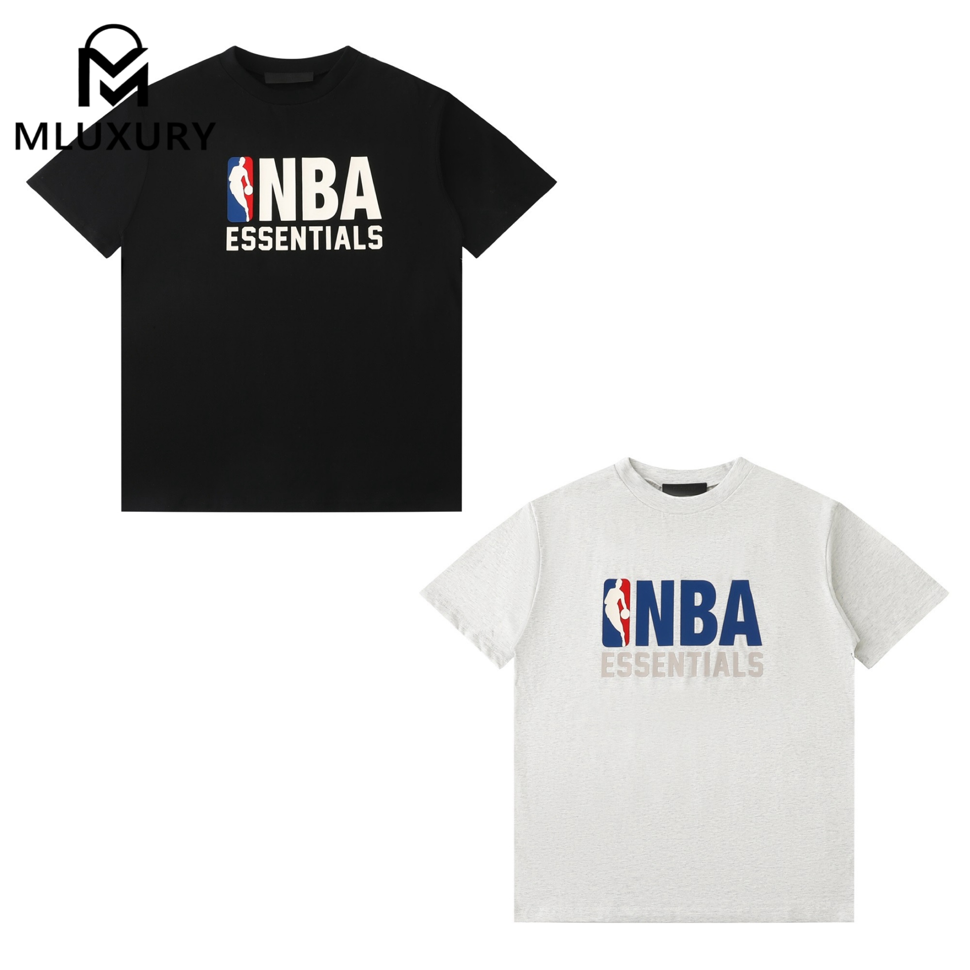 Fear of God Essentials fog x NBA Collaboration FW24 Essentials NBA Tee Silicone Logo Series Short-Sleeve T-Shirt