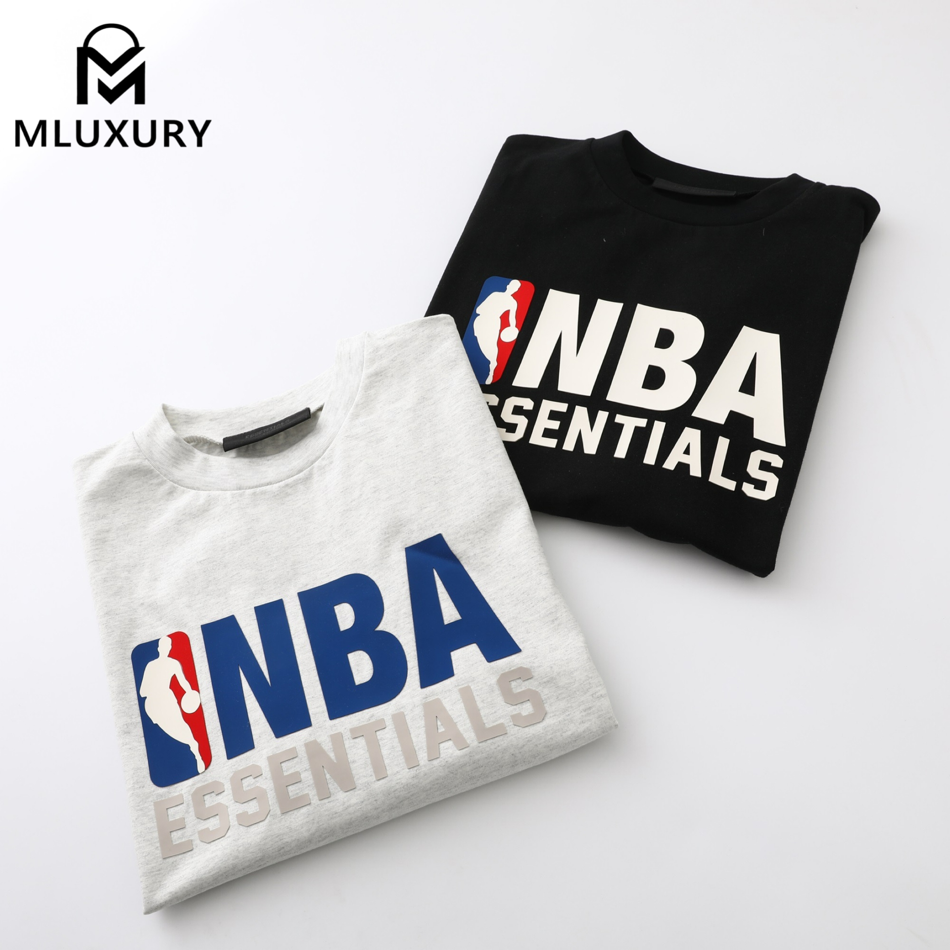 Fear of God Essentials fog x NBA Collaboration FW24 Essentials NBA Tee Silicone Logo Series Short-Sleeve T-Shirt