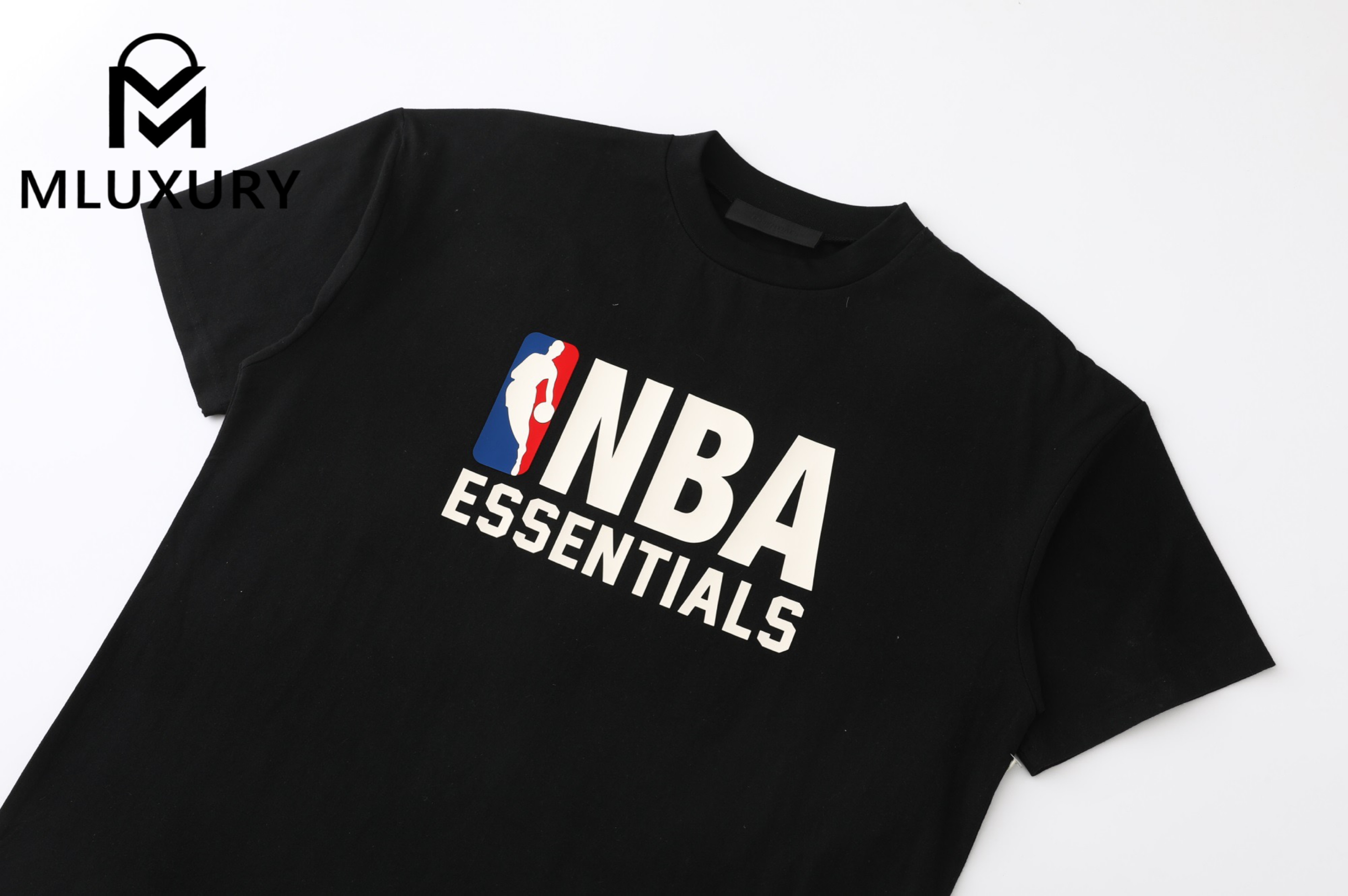Fear of God Essentials fog x NBA Collaboration FW24 Essentials NBA Tee Silicone Logo Series Short-Sleeve T-Shirt
