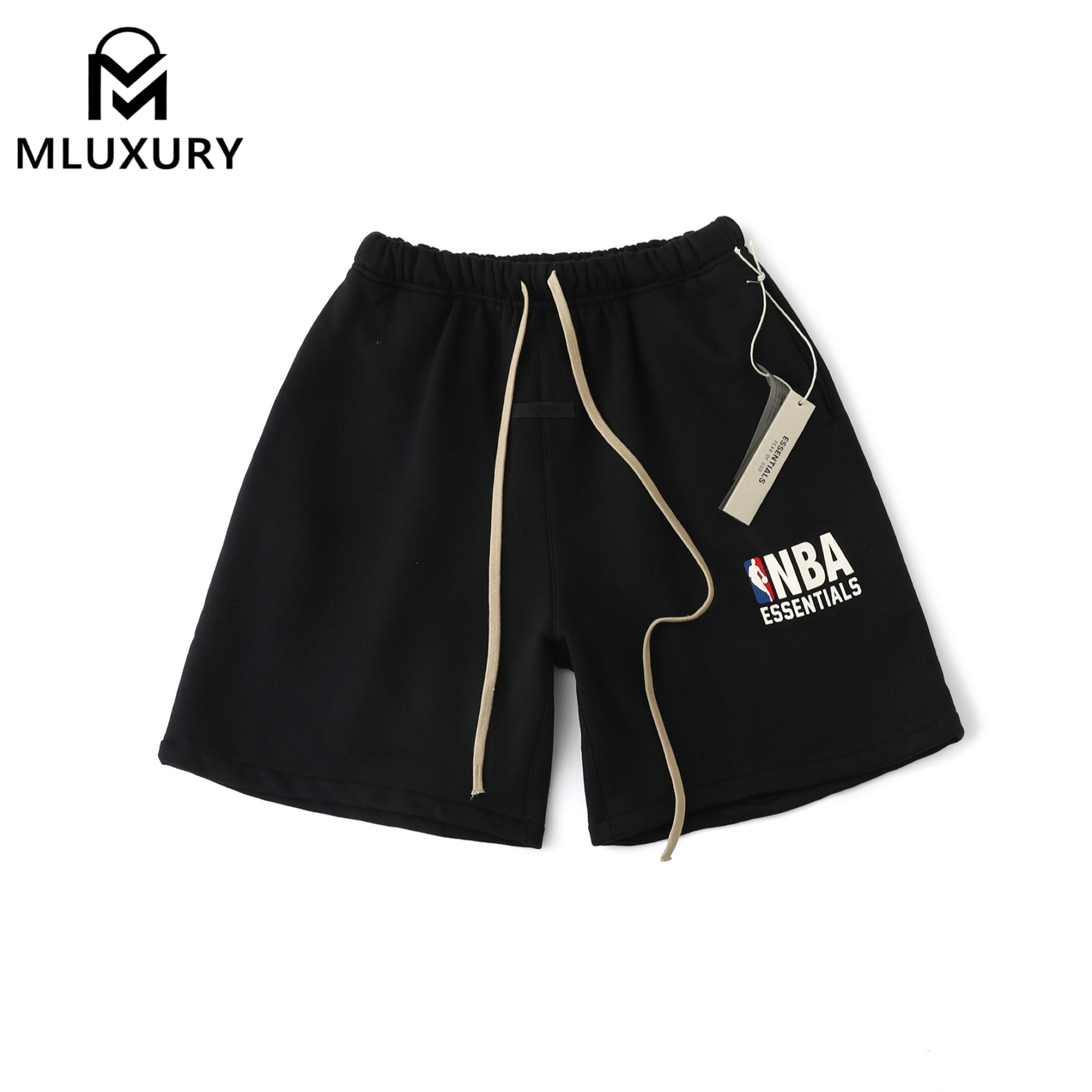 FEAR OF GOD FOG × NBA Collaboration: Small Logo Print Drawstring Terry Cloth Casual