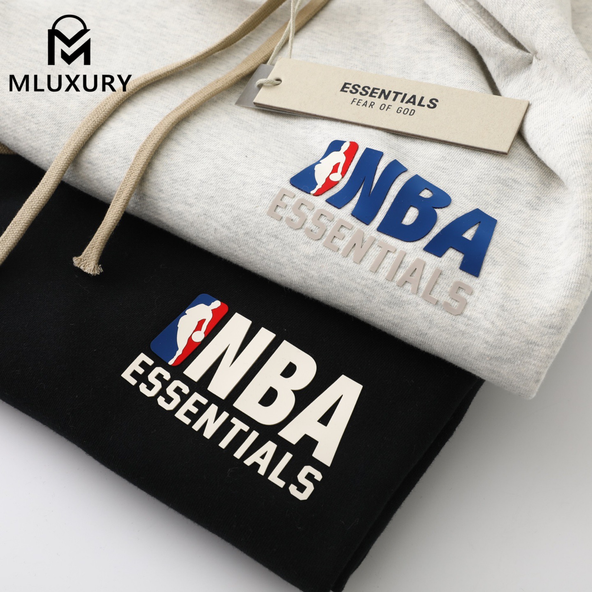 FEAR OF GOD FOG × NBA Collaboration: Small Logo Print Drawstring Terry Cloth Casual