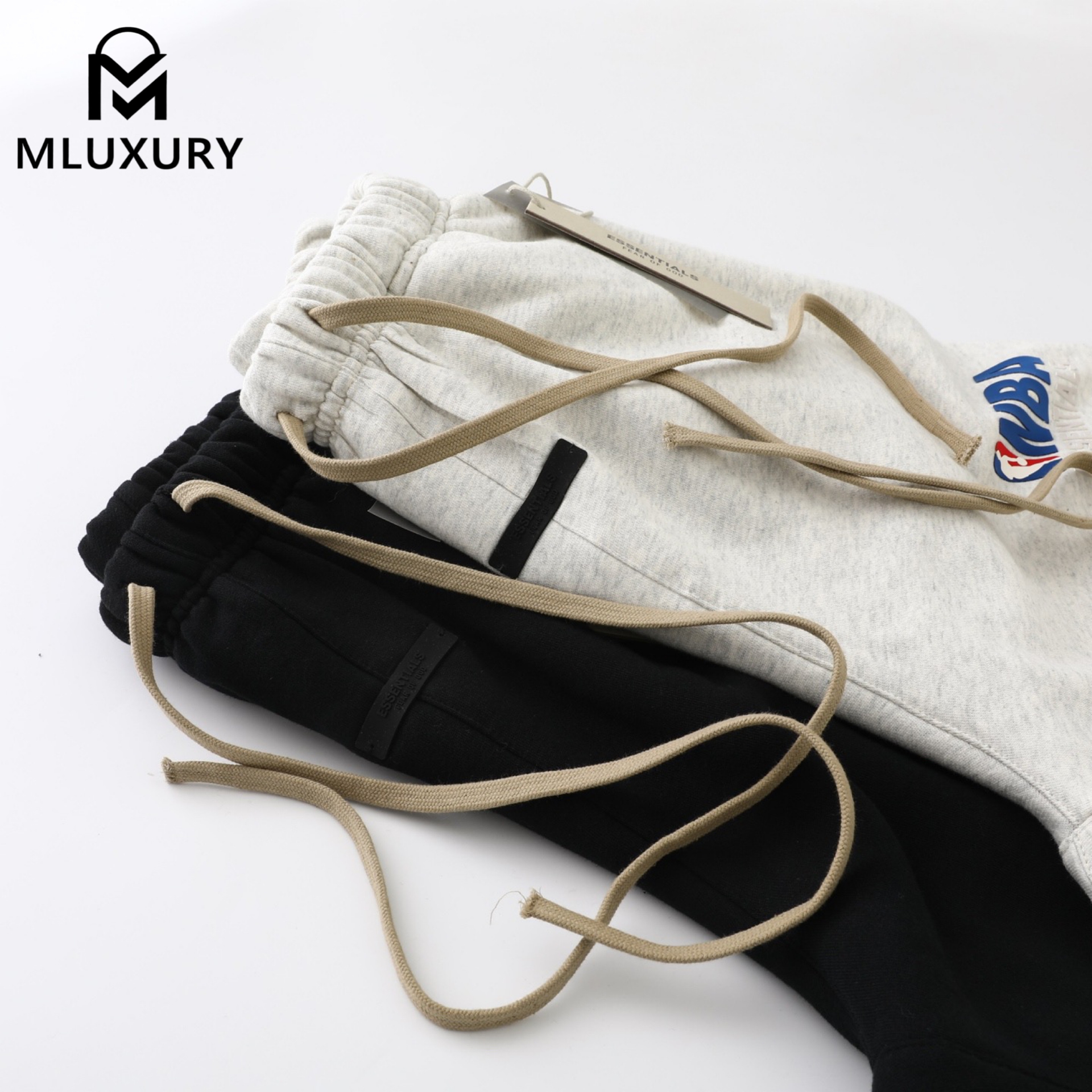 FEAR OF GOD FOG × NBA Collaboration: Small Logo Print Drawstring Terry Cloth Casual