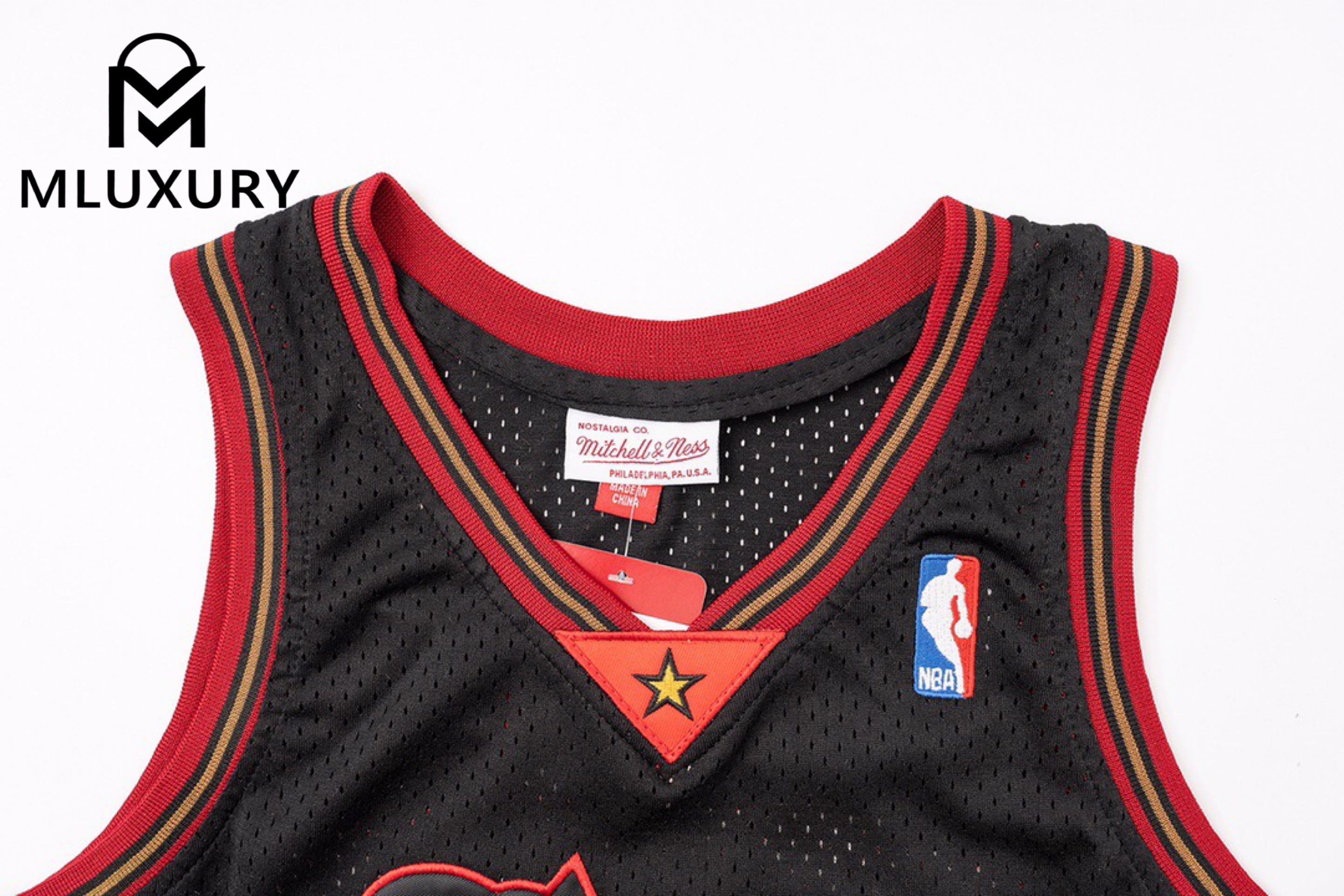 Mitchell & Ness Retro Jersey, AU Player Edition, 1997–98 Season  NBA Philadelphia 76ers Allen Iverson NO.3 Embroidered Jersey