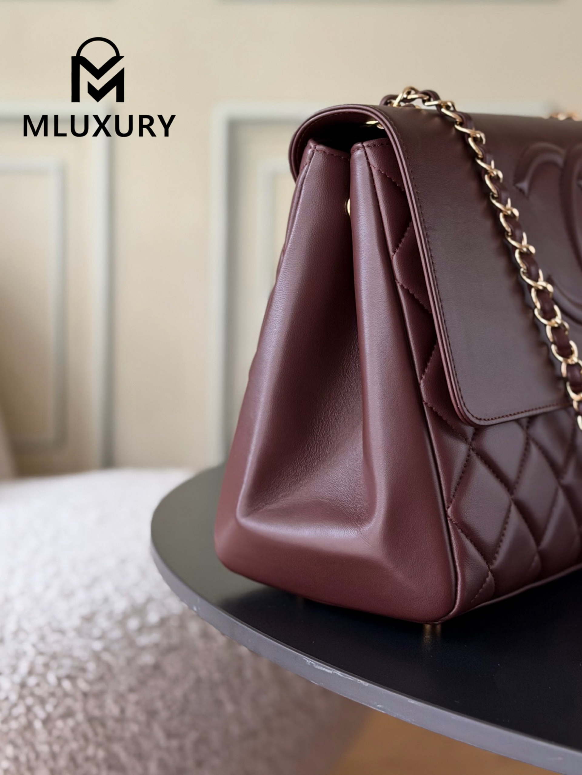 CHANEL Vintage bag, Burgundy