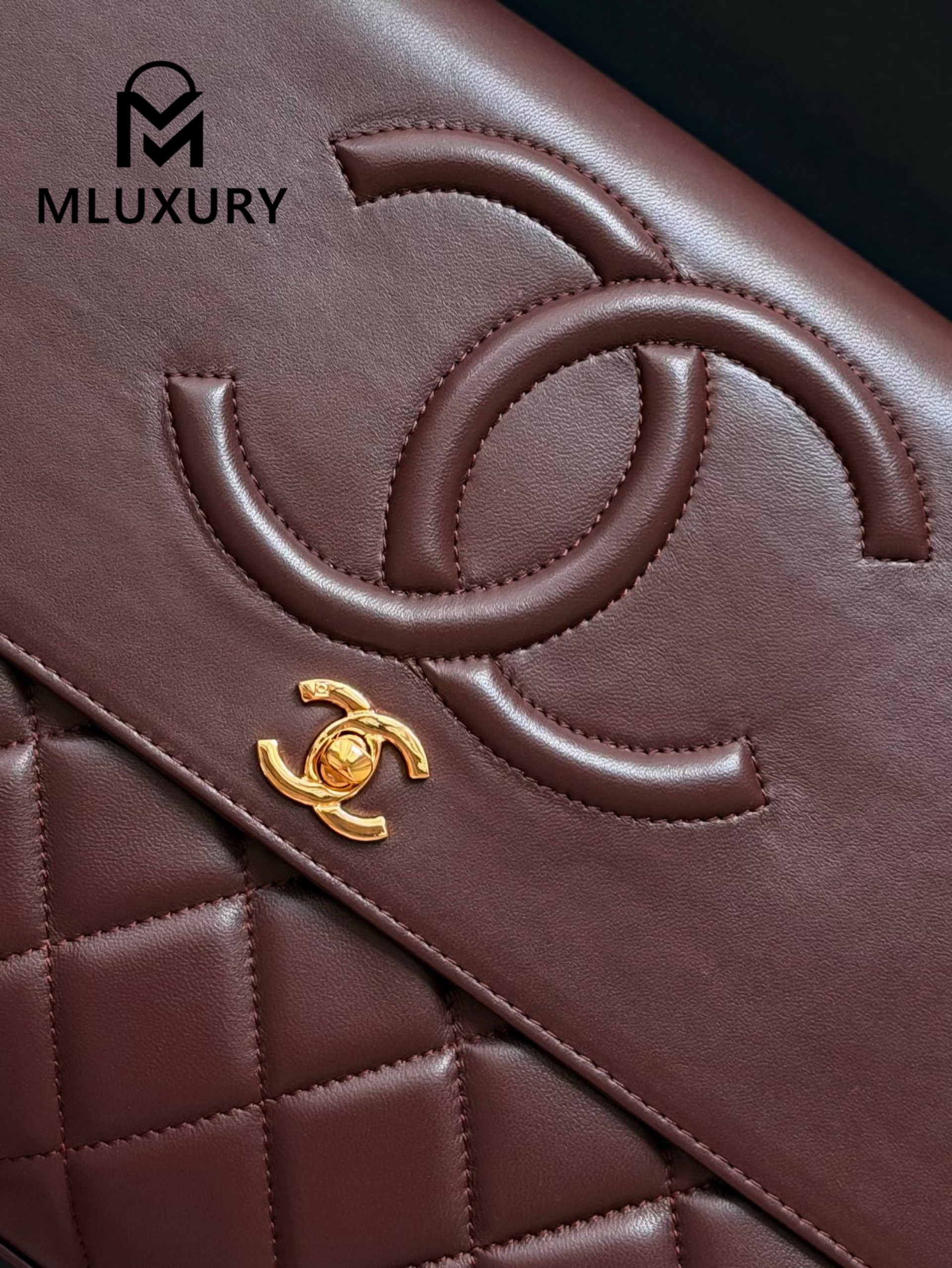 CHANEL Vintage bag, Burgundy