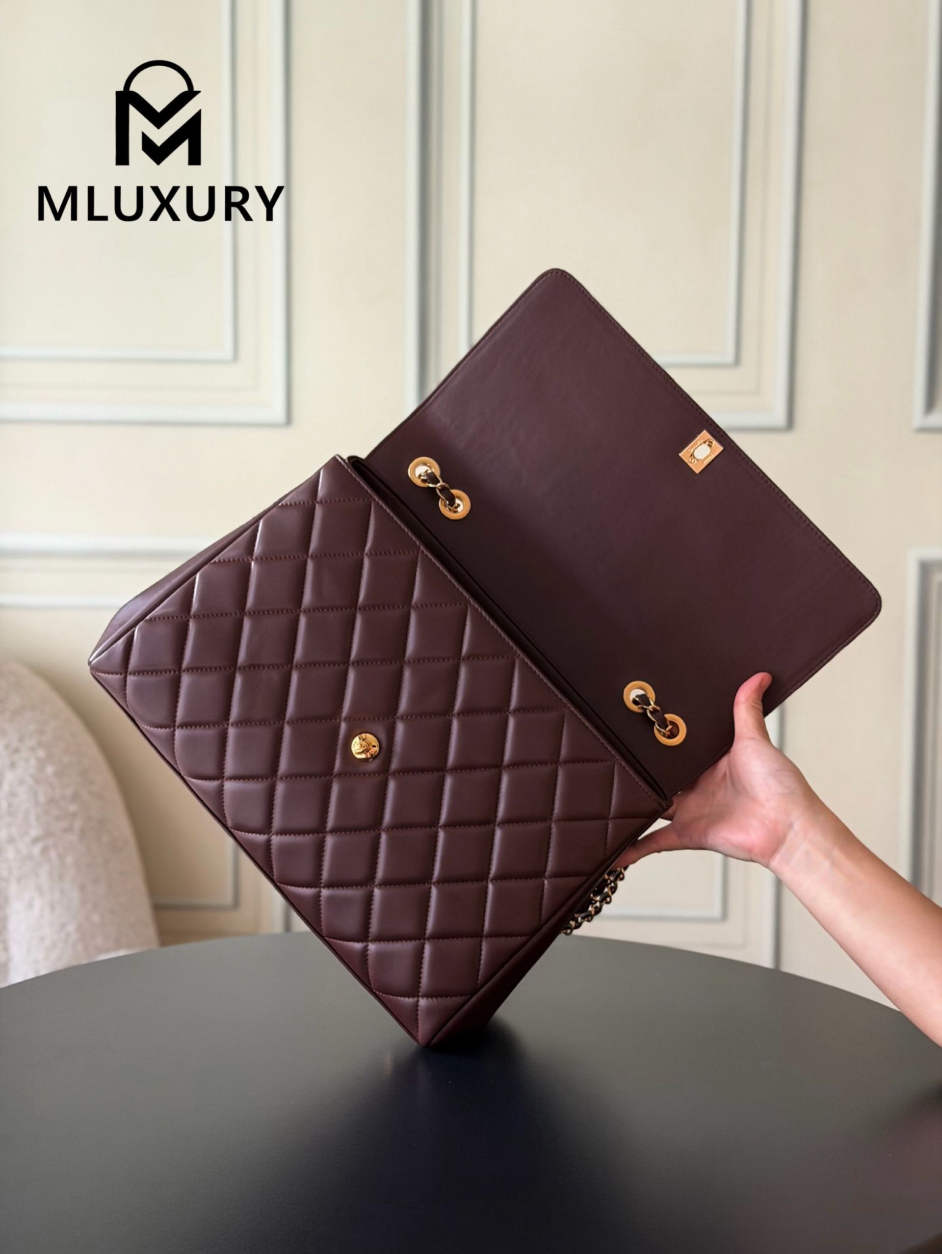 CHANEL Vintage bag, Burgundy