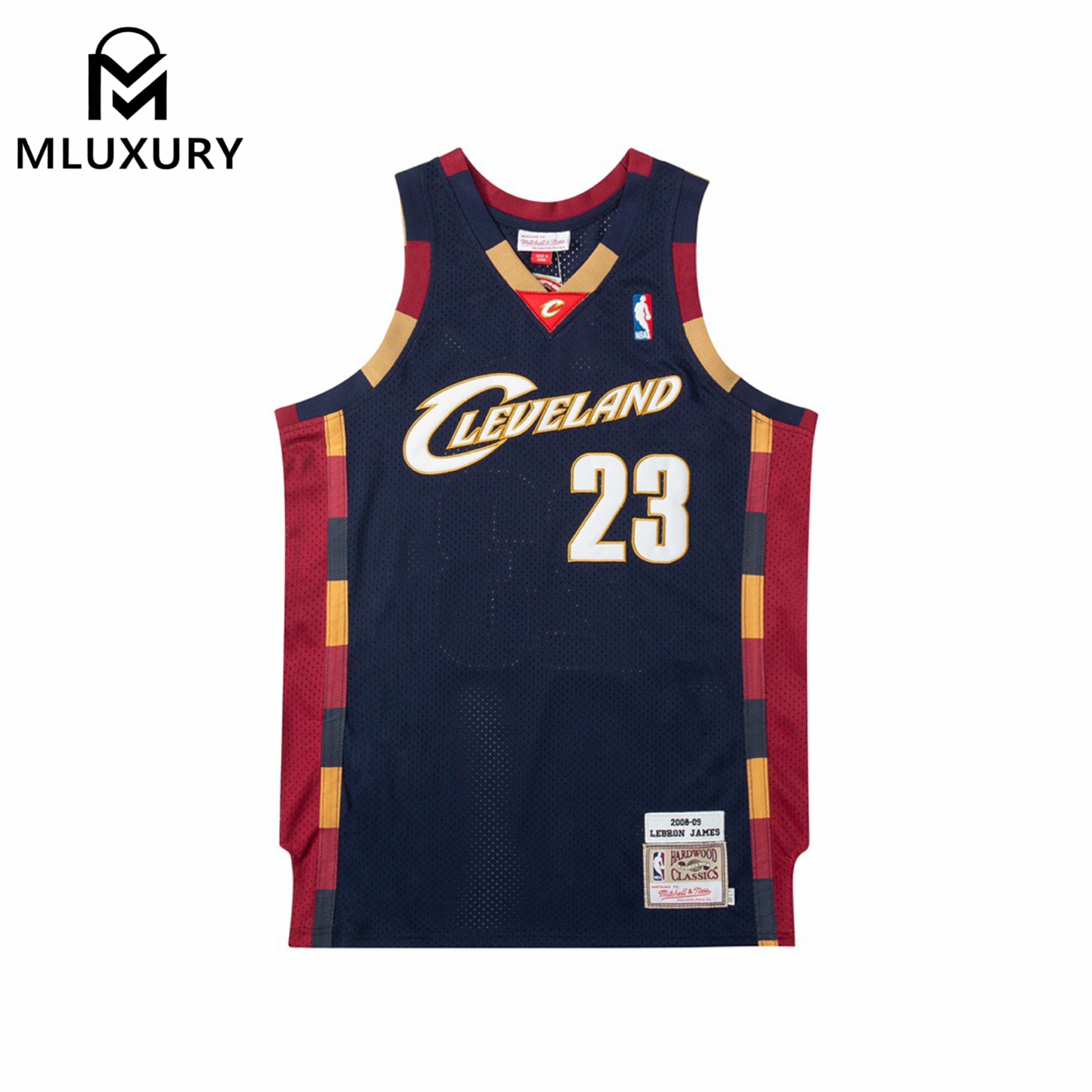 Mitchell & Ness NBA Cavaliers LeBron James NO.23 Ancient Embroidered Jersey AU Player Edition