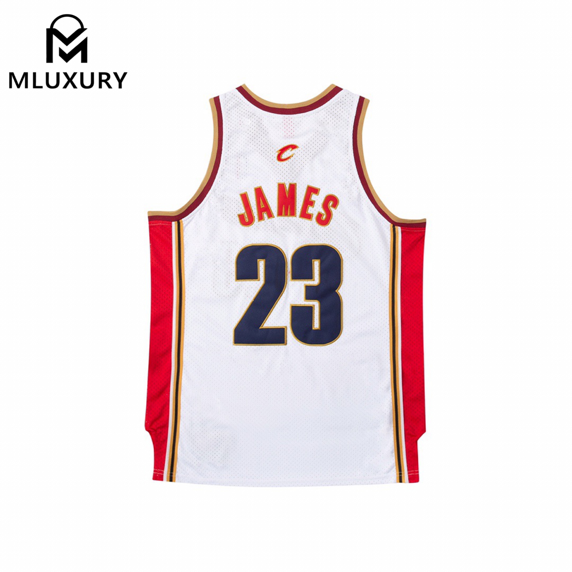 Mitchell & Ness NBA Cavaliers LeBron James NO.23 Ancient Embroidered Jersey AU Player Edition
