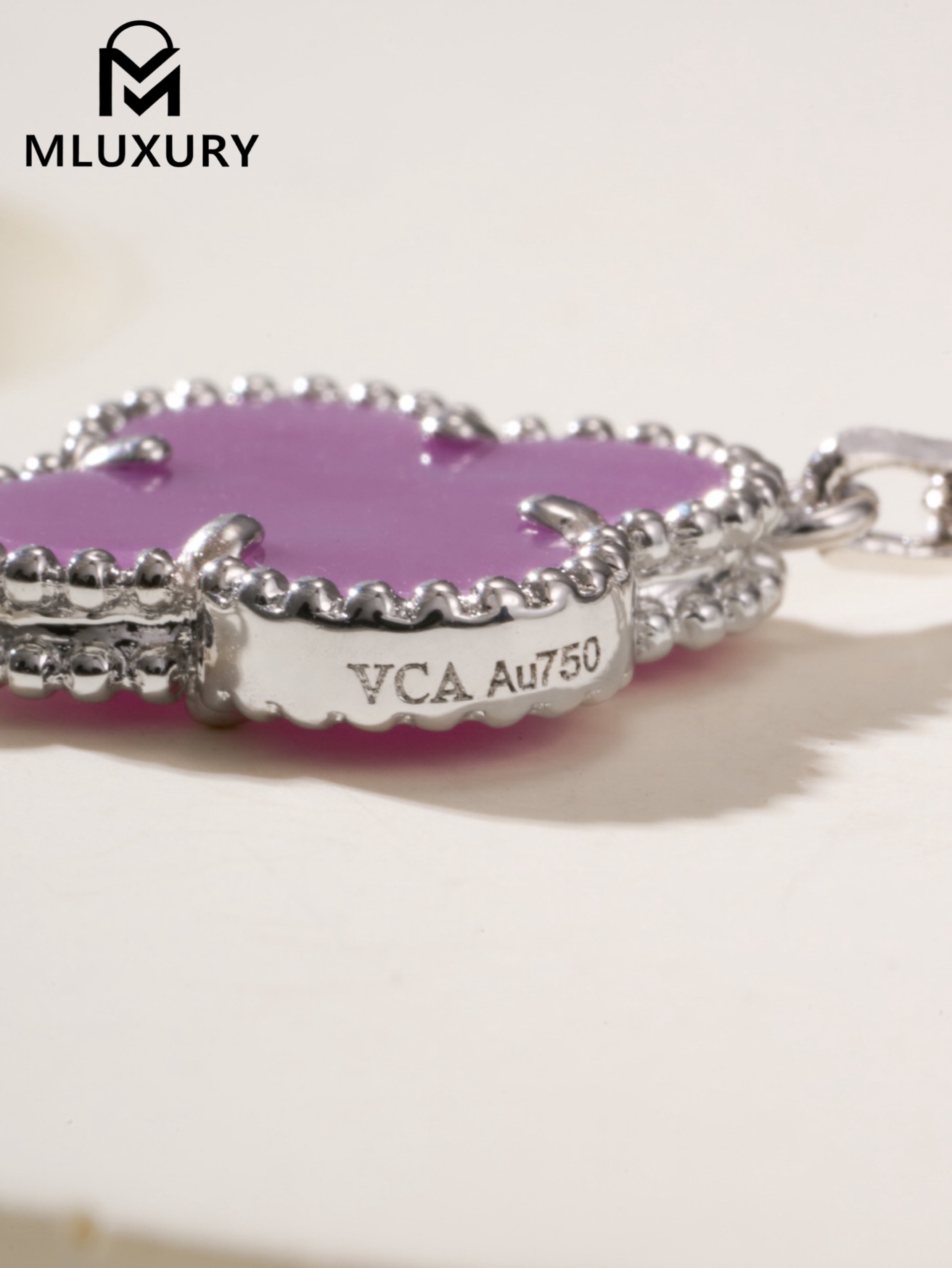 Van Cleef & Arpels Violet Five-Flower Bracelet