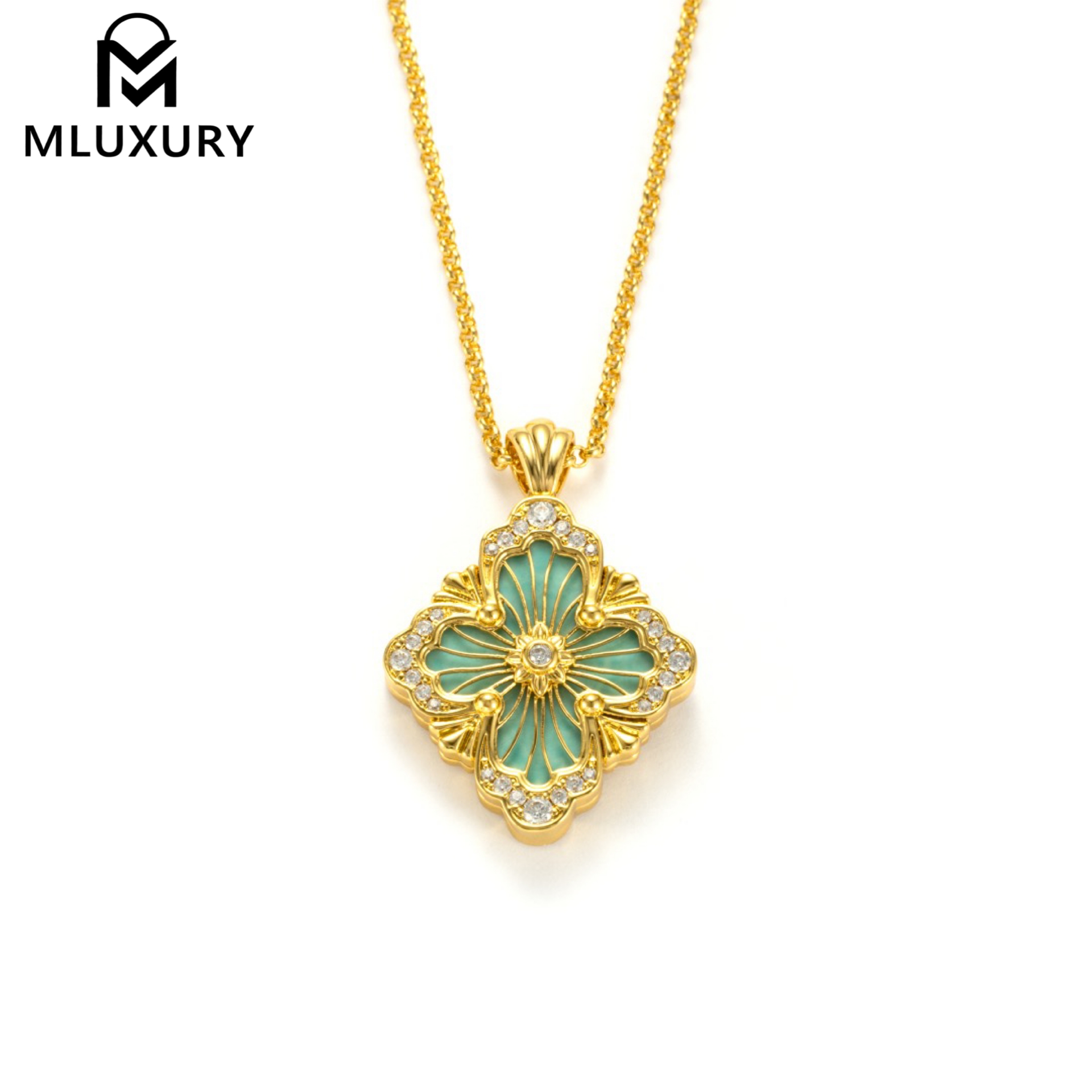 Buccellati Amazonite Necklace (Large Size)