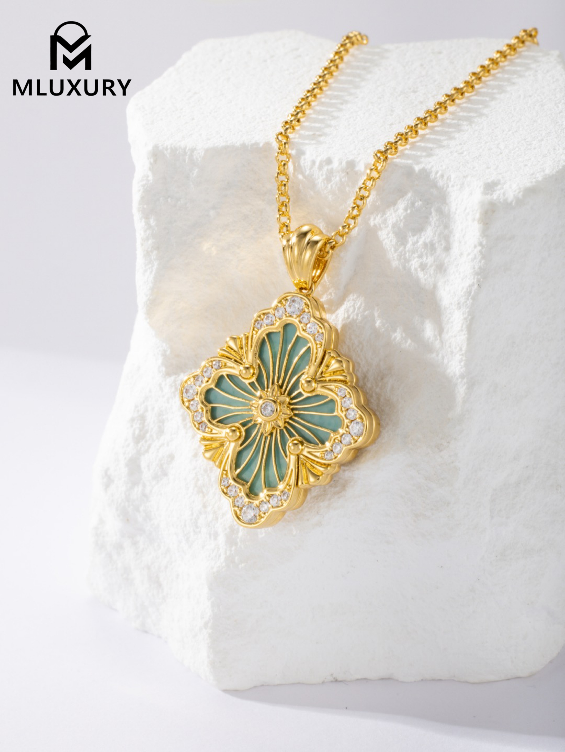 Buccellati Amazonite Necklace (Large Size)