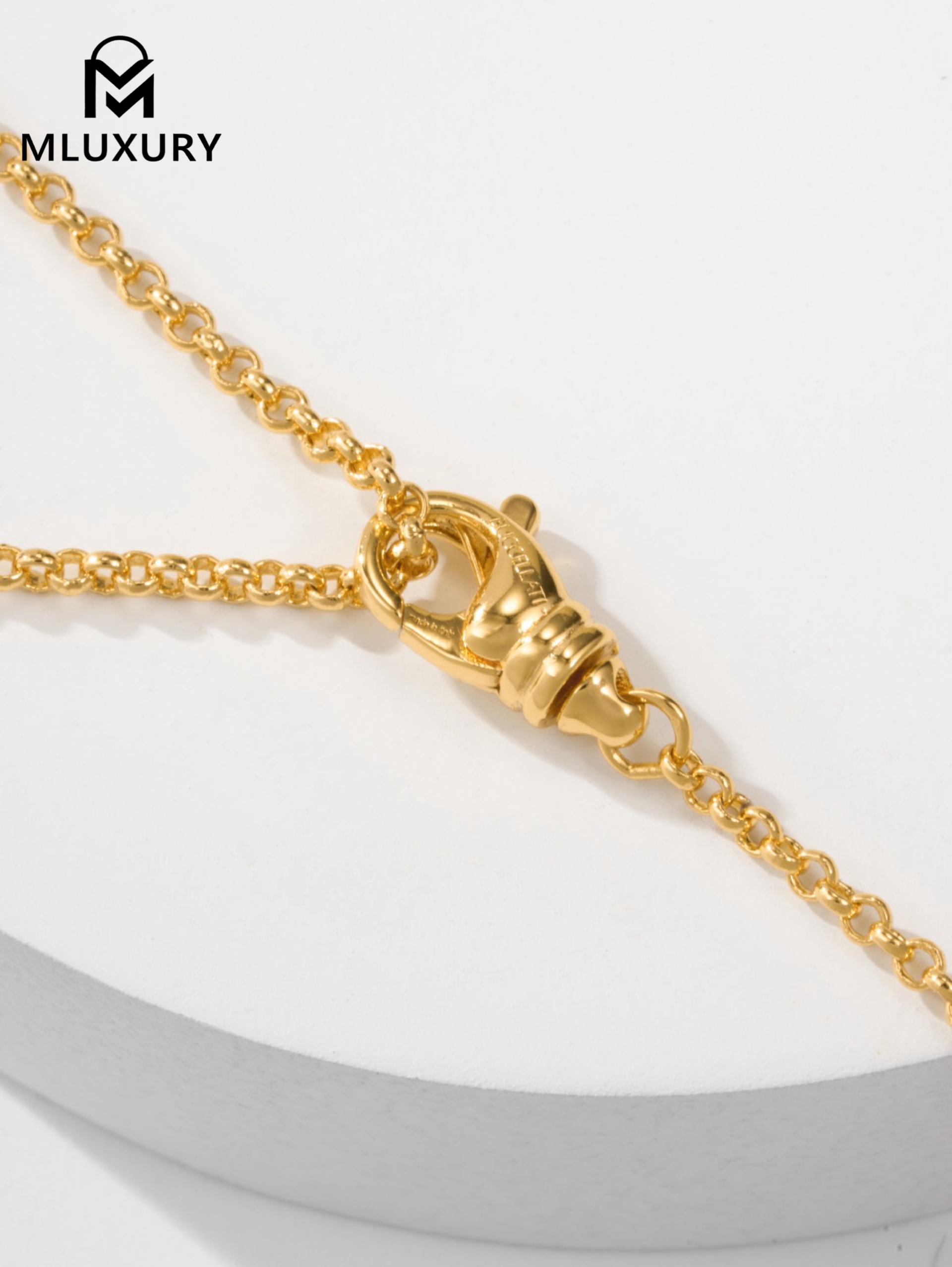 Buccellati Enamel Green Necklace (Small Size)