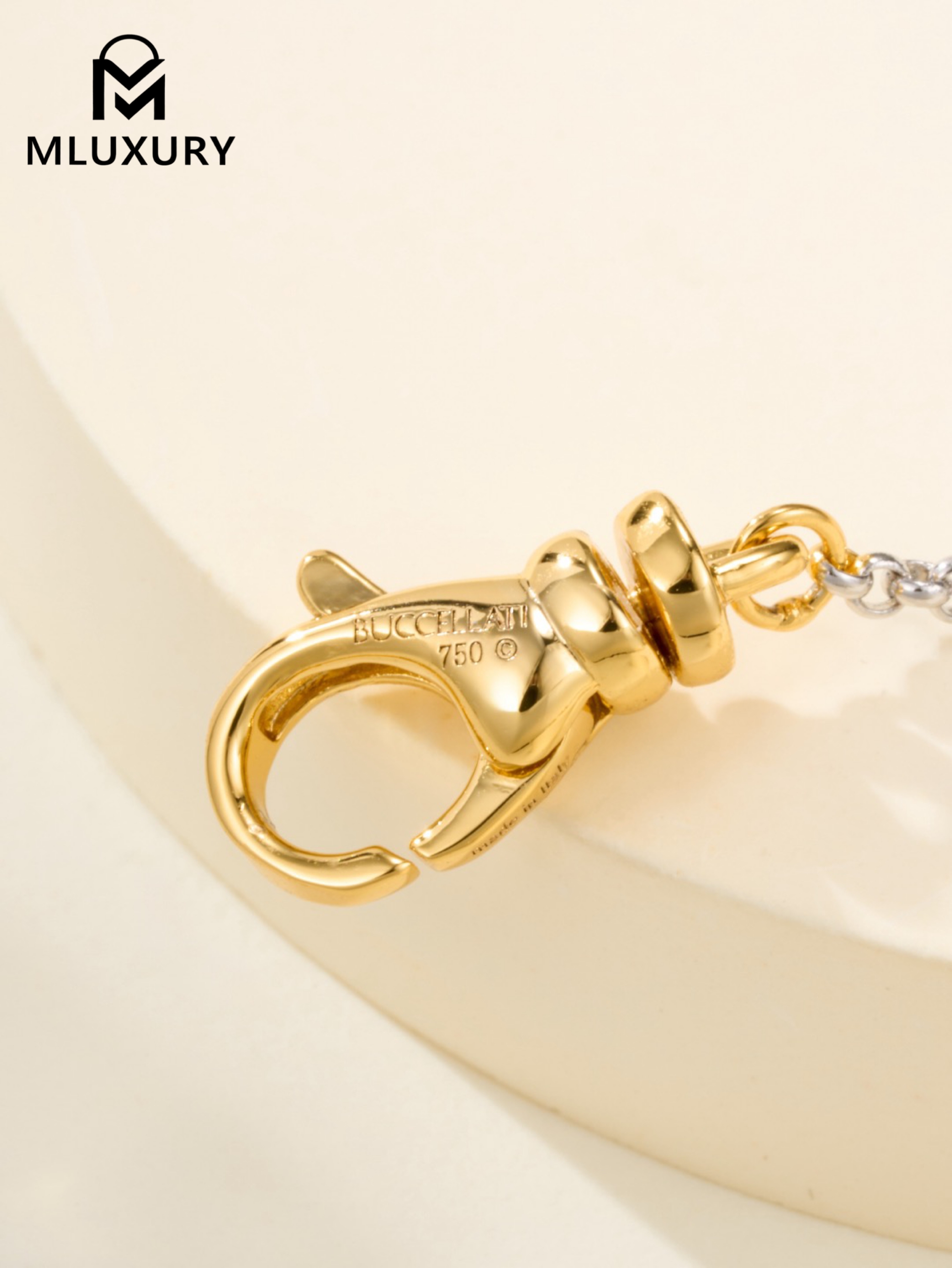 Buccellati hollowed-out radial mesh bracelet (small size)