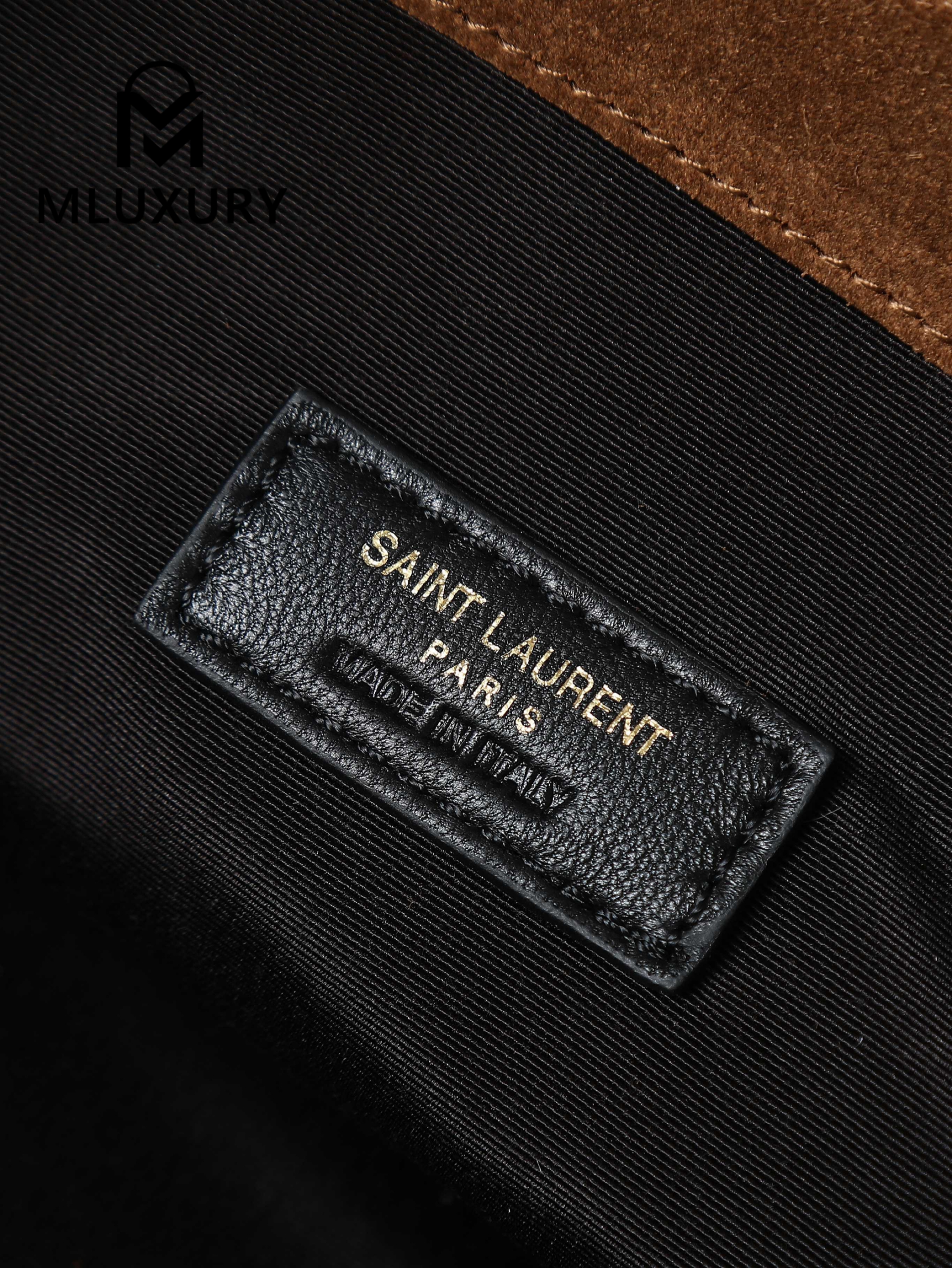 YSL Niki New Collection Suede Bucket Bag