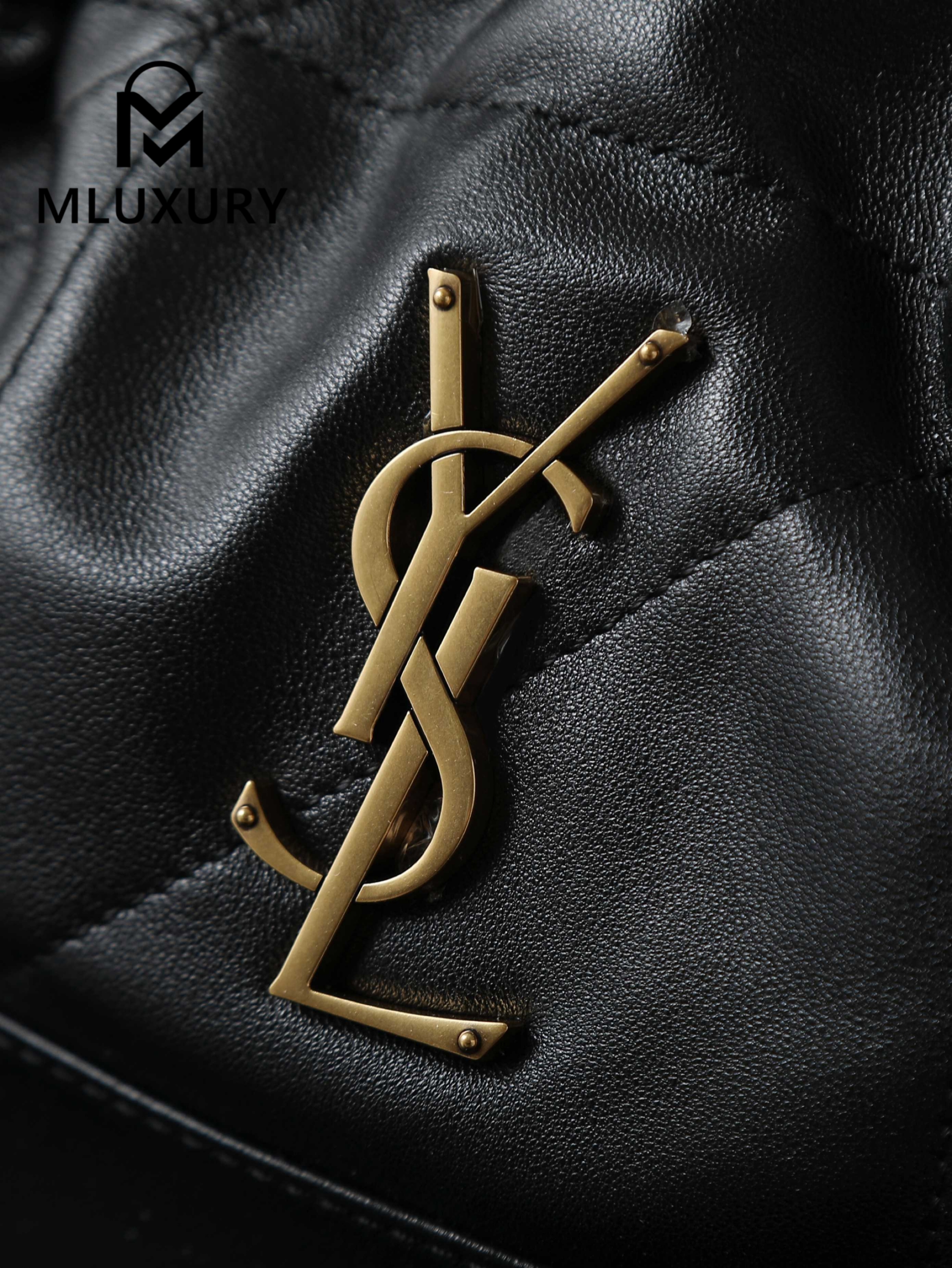 YSL Jamie 4.3 Large POCHON (Small Size), Black