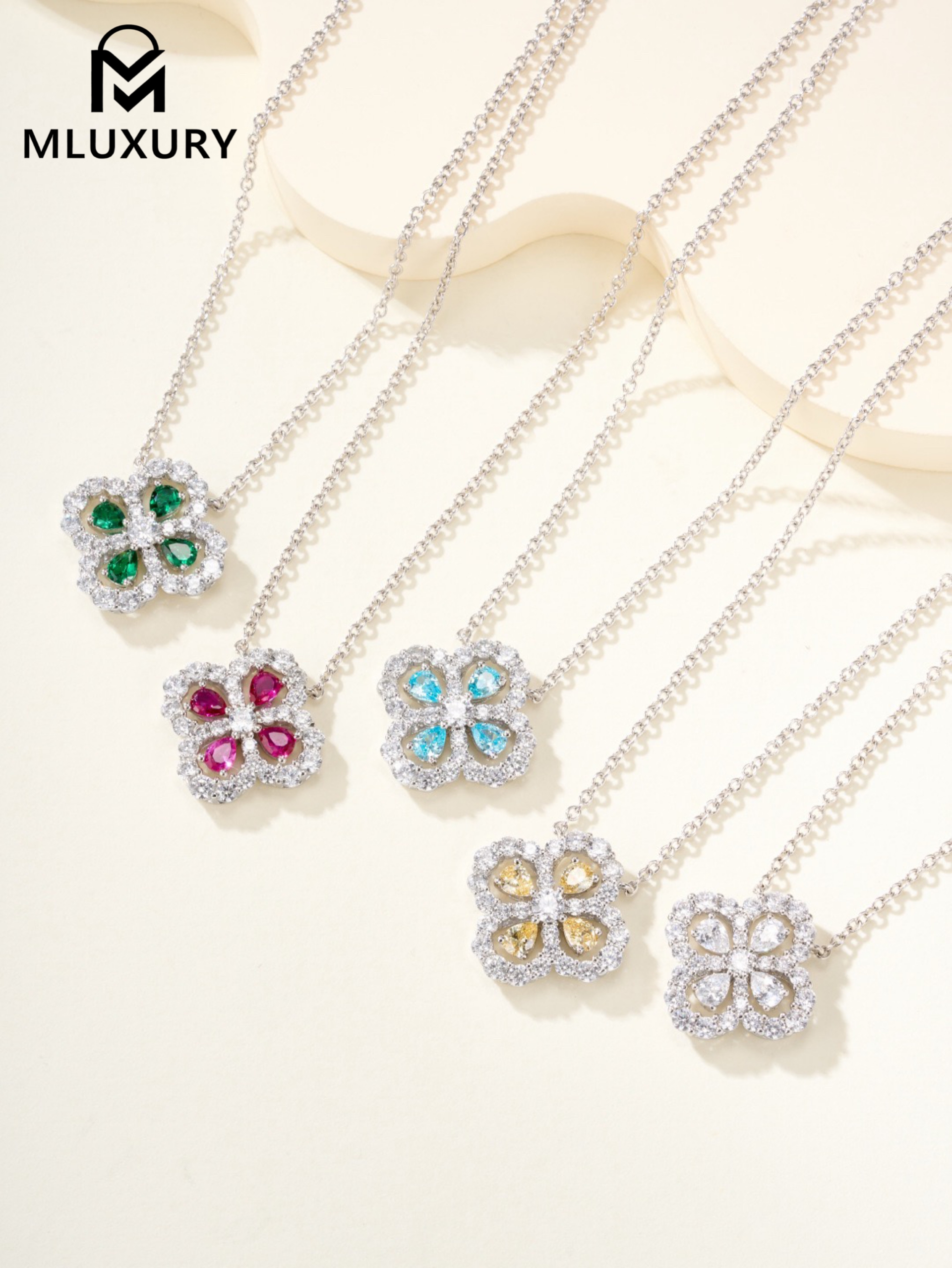 Harry Winston Diamond Loop Garden Collection, Flower-shaped Diamond Necklace