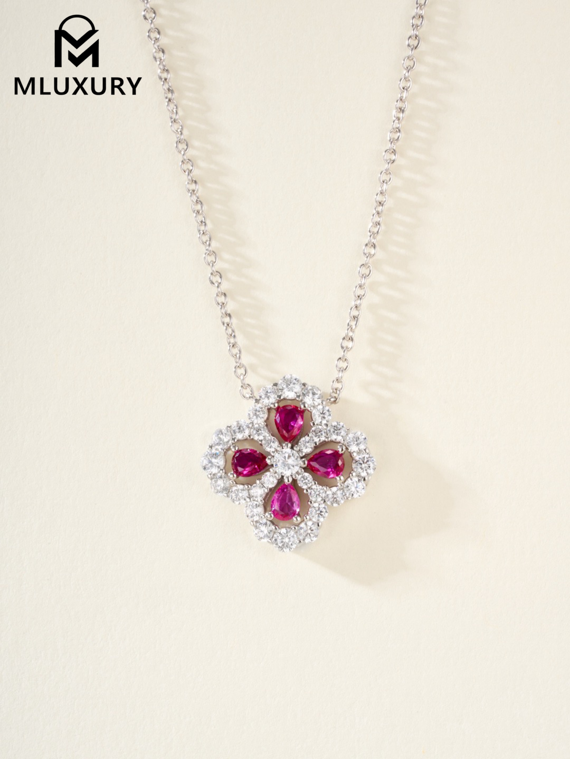 Harry Winston Diamond Loop Garden Collection, Flower-shaped Diamond Necklace