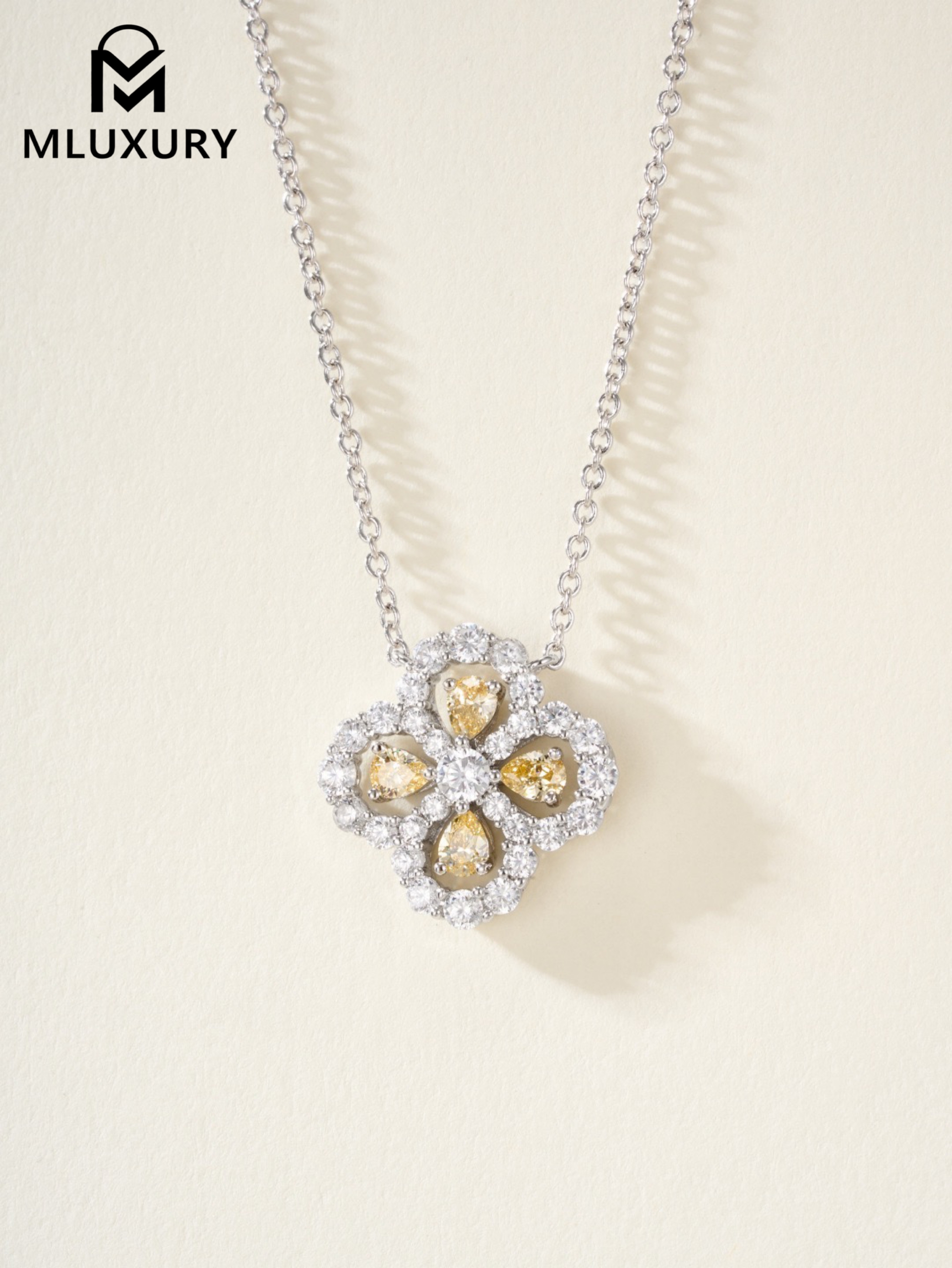 Harry Winston Diamond Loop Garden Collection, Flower-shaped Diamond Necklace