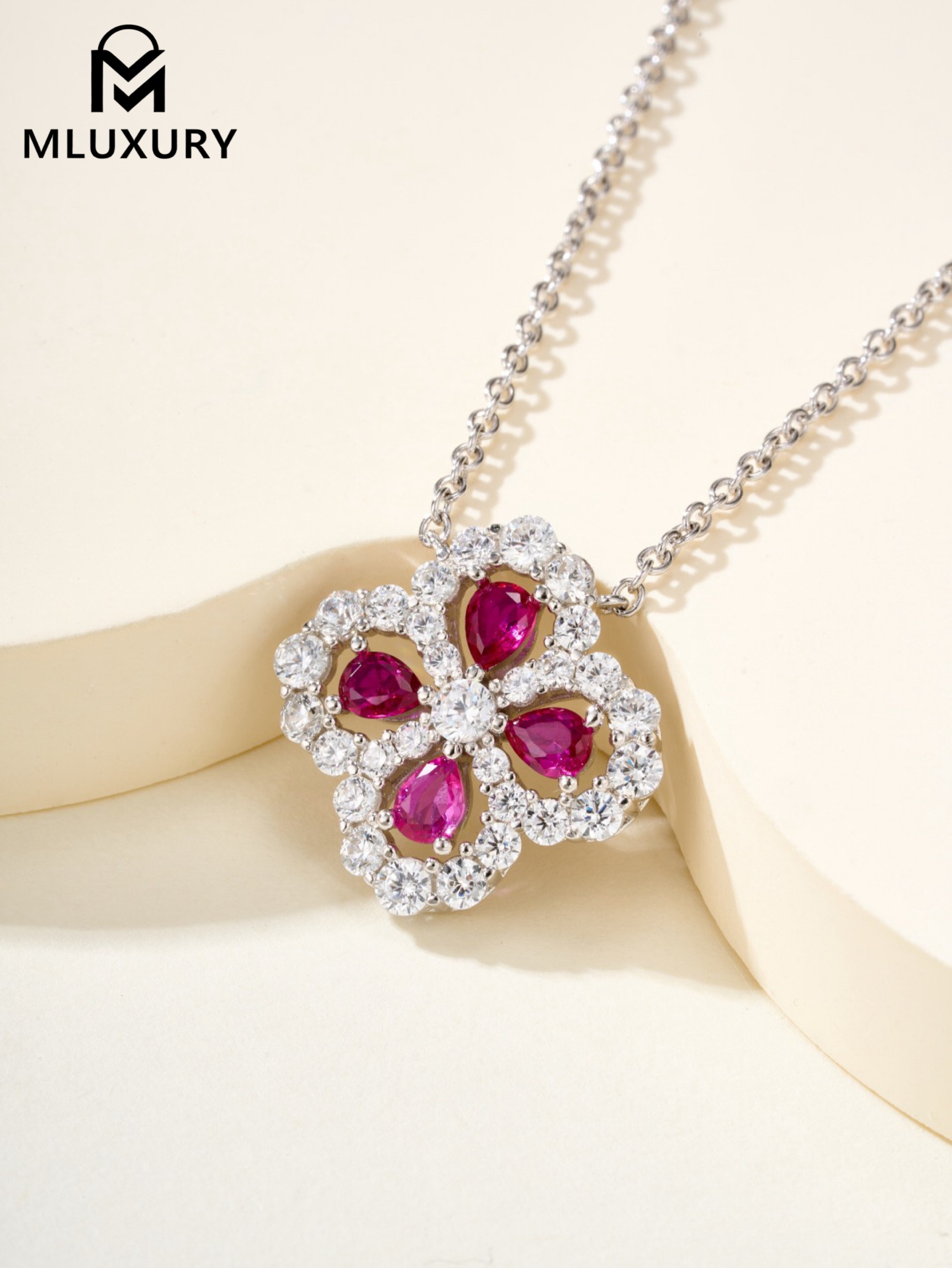 Harry Winston Diamond Loop Garden Collection, Flower-shaped Diamond Necklace