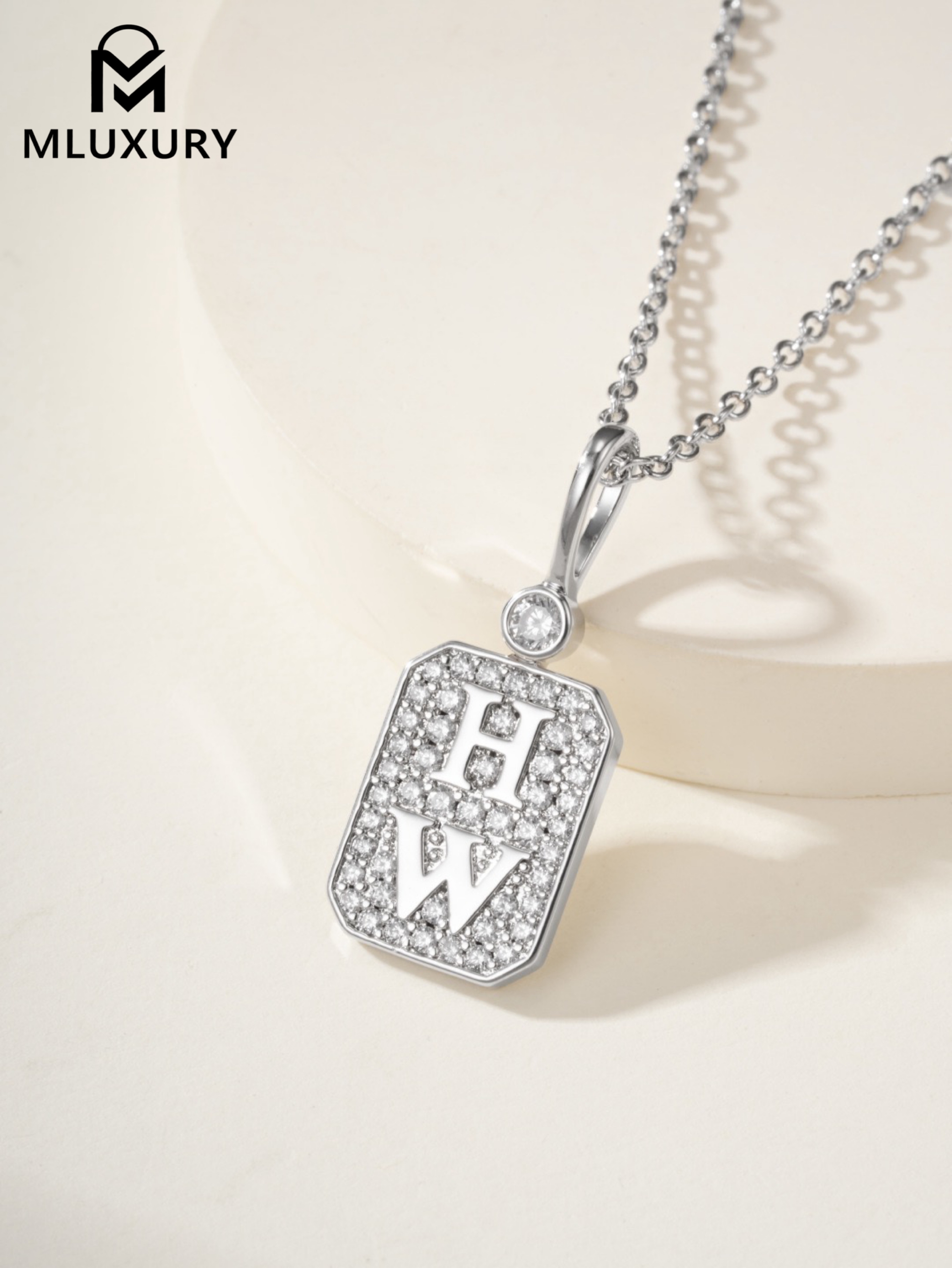 Harry Winston Charms perfume bottle pendant necklace