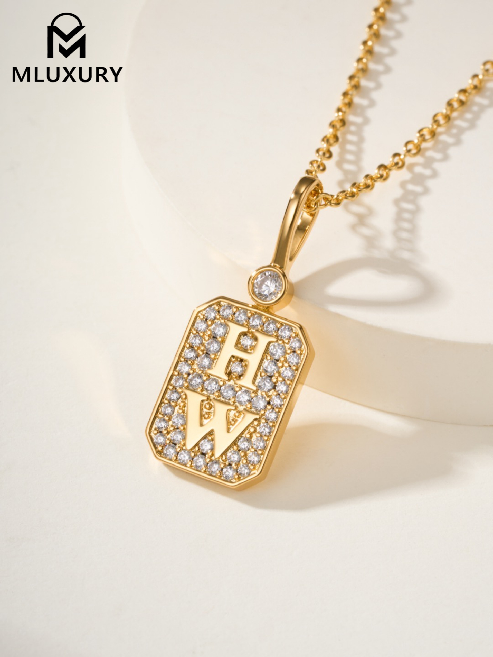 Harry Winston Charms perfume bottle pendant necklace