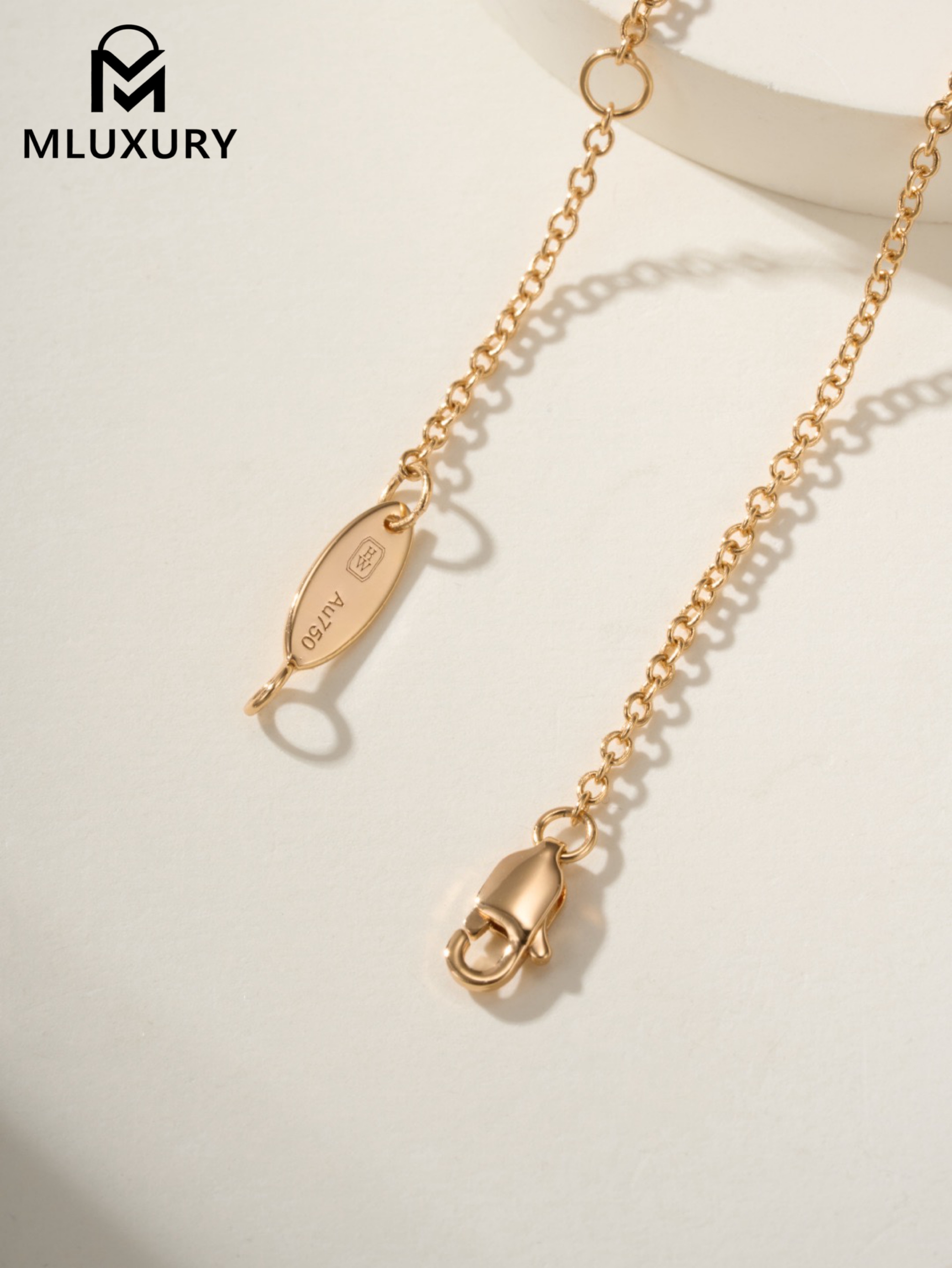 Harry Winston Charms perfume bottle pendant necklace (rose gold)