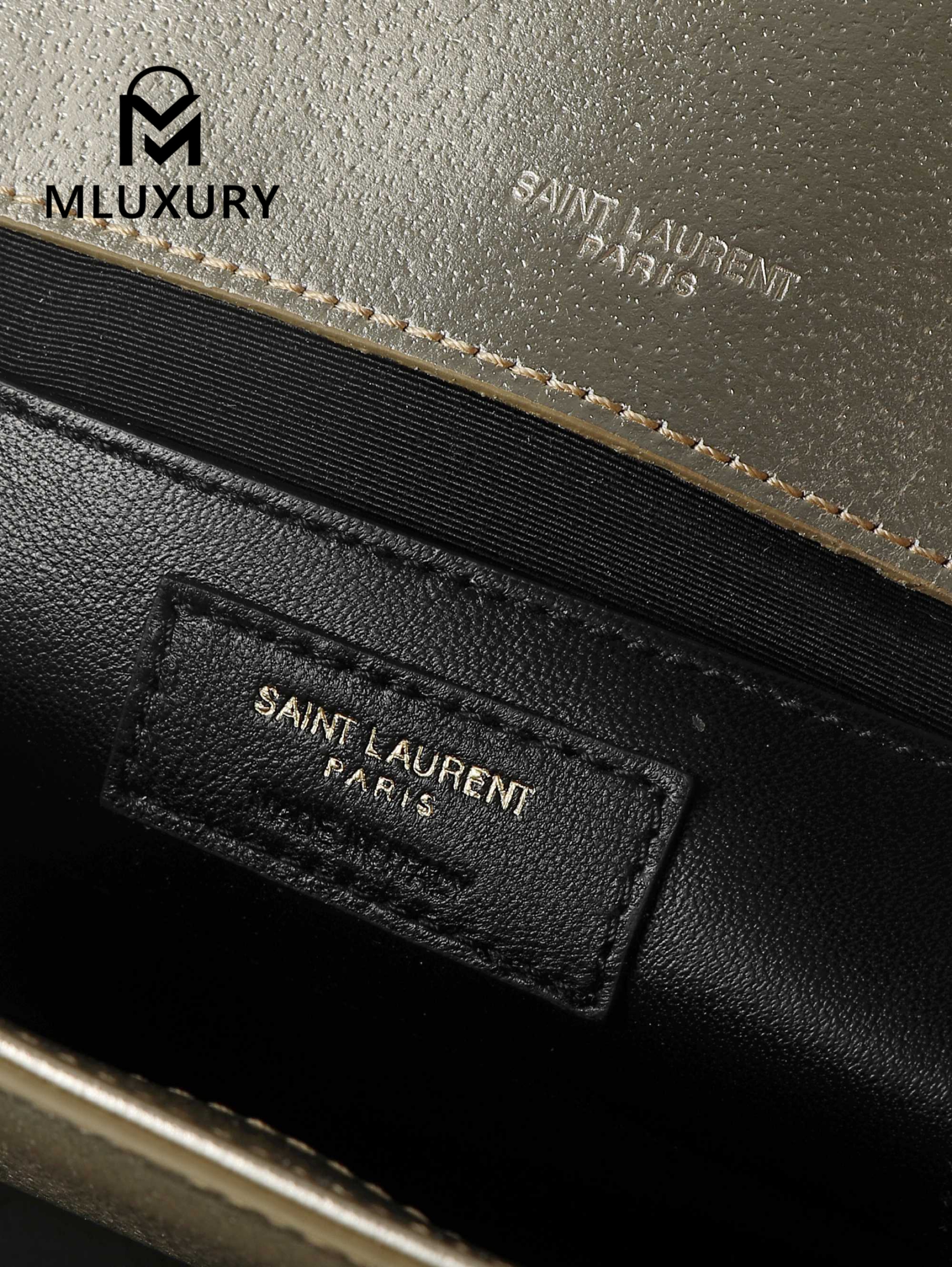 YSL KATE Gold and Diamond Buckle Tassel Bag
