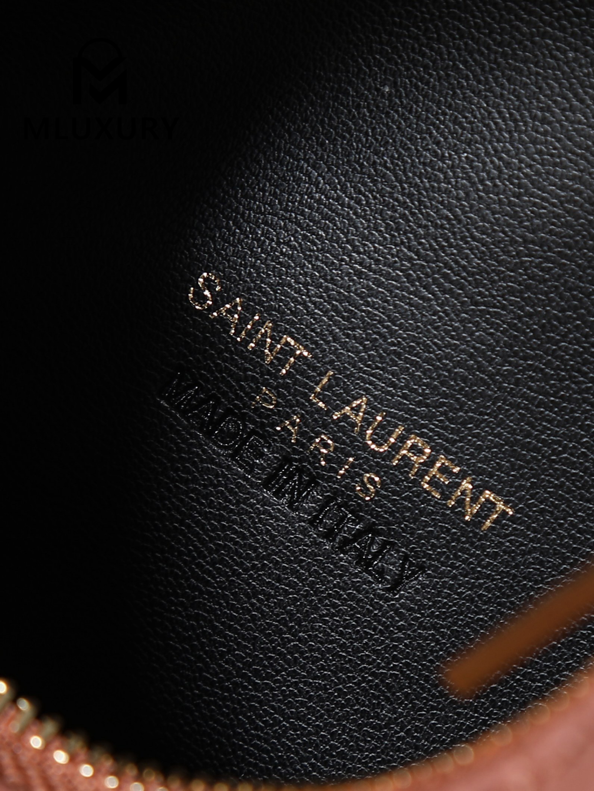 YSL ICARI NO Mini Lambskin Handbag, Pink&Gold