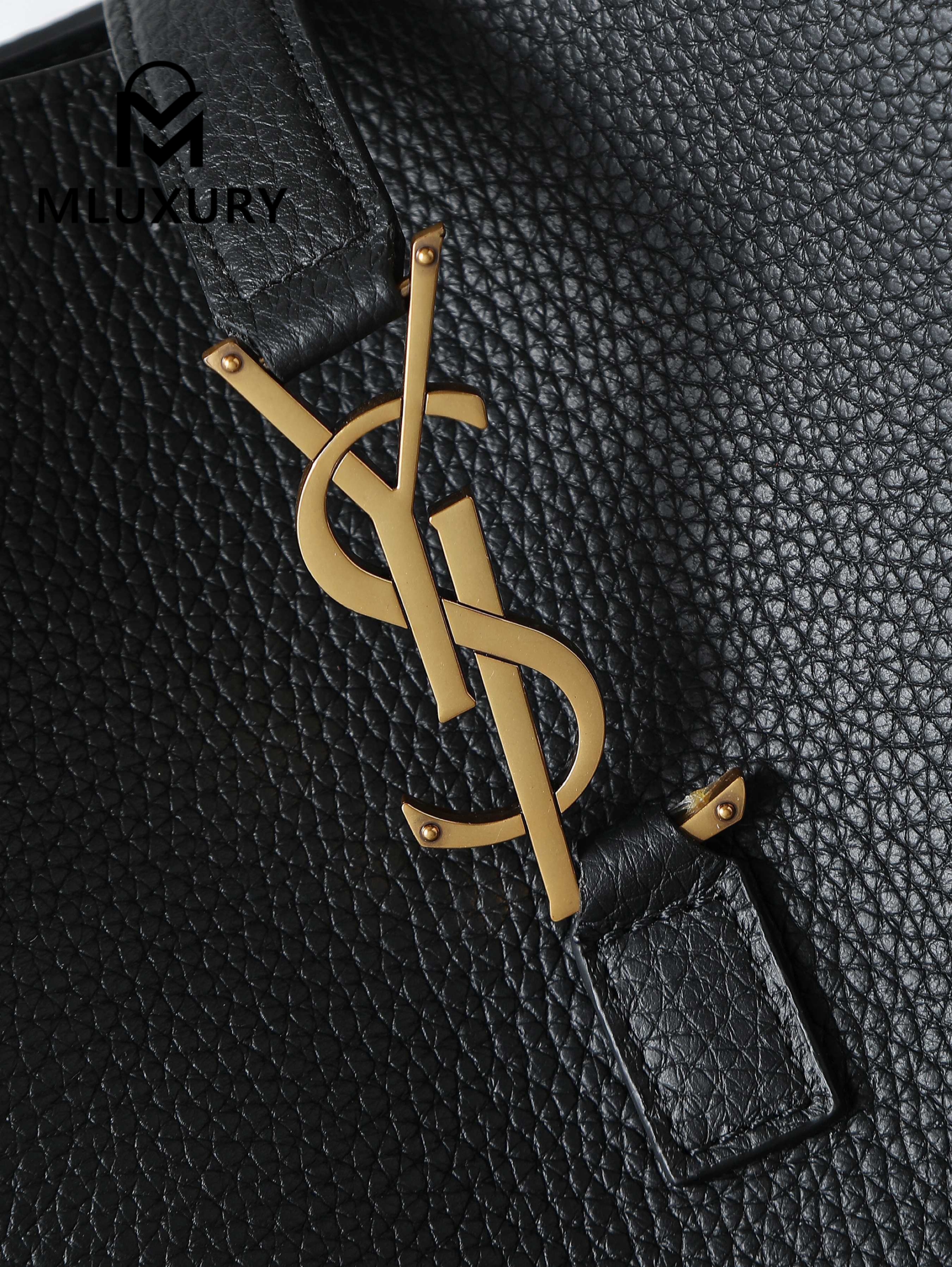 YSL Bea New Hobo Bag, Black with Gold Hardware