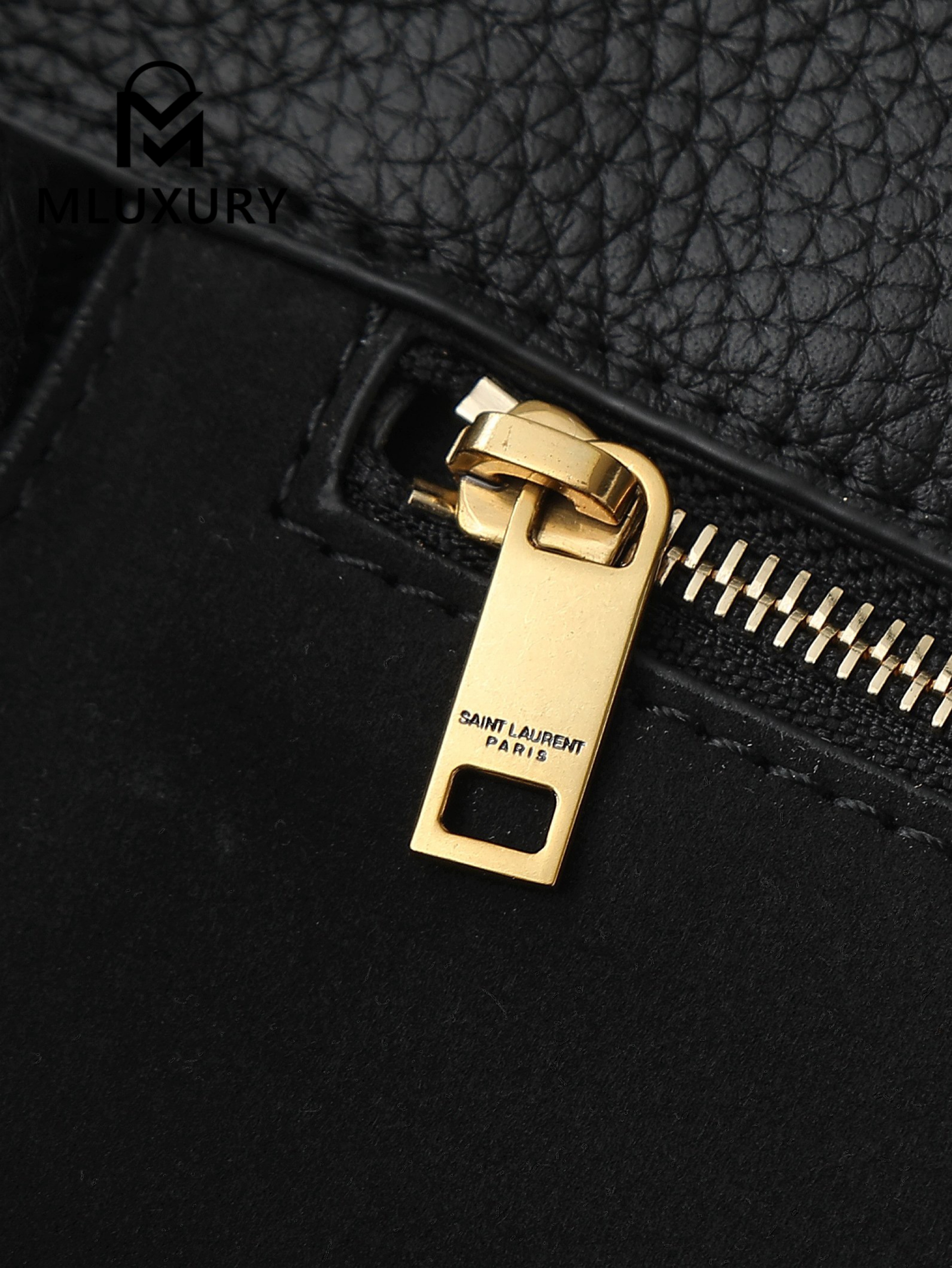 YSL Bea New Hobo Bag, Black with Gold Hardware