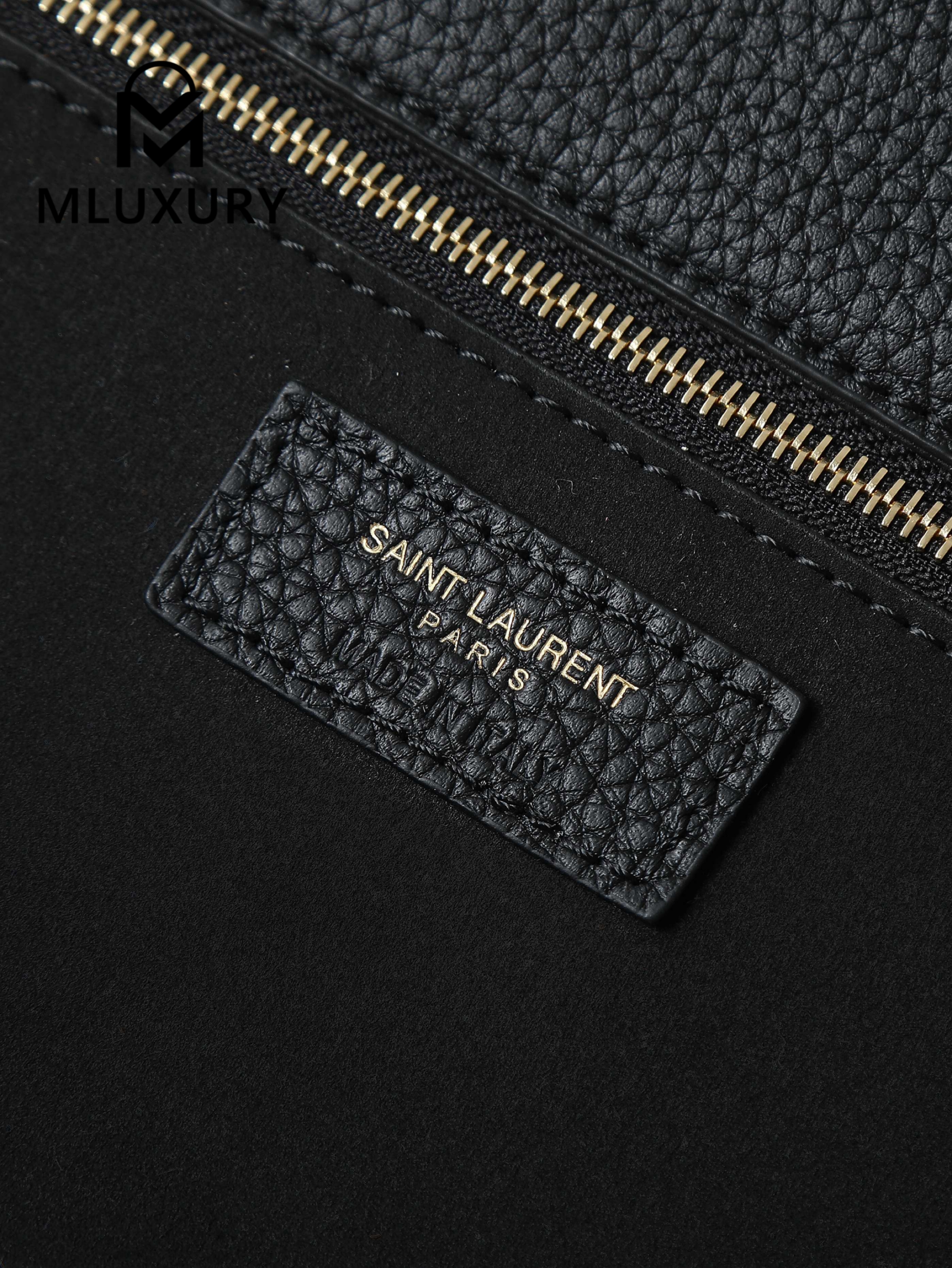 YSL Bea New Hobo Bag, Black with Gold Hardware