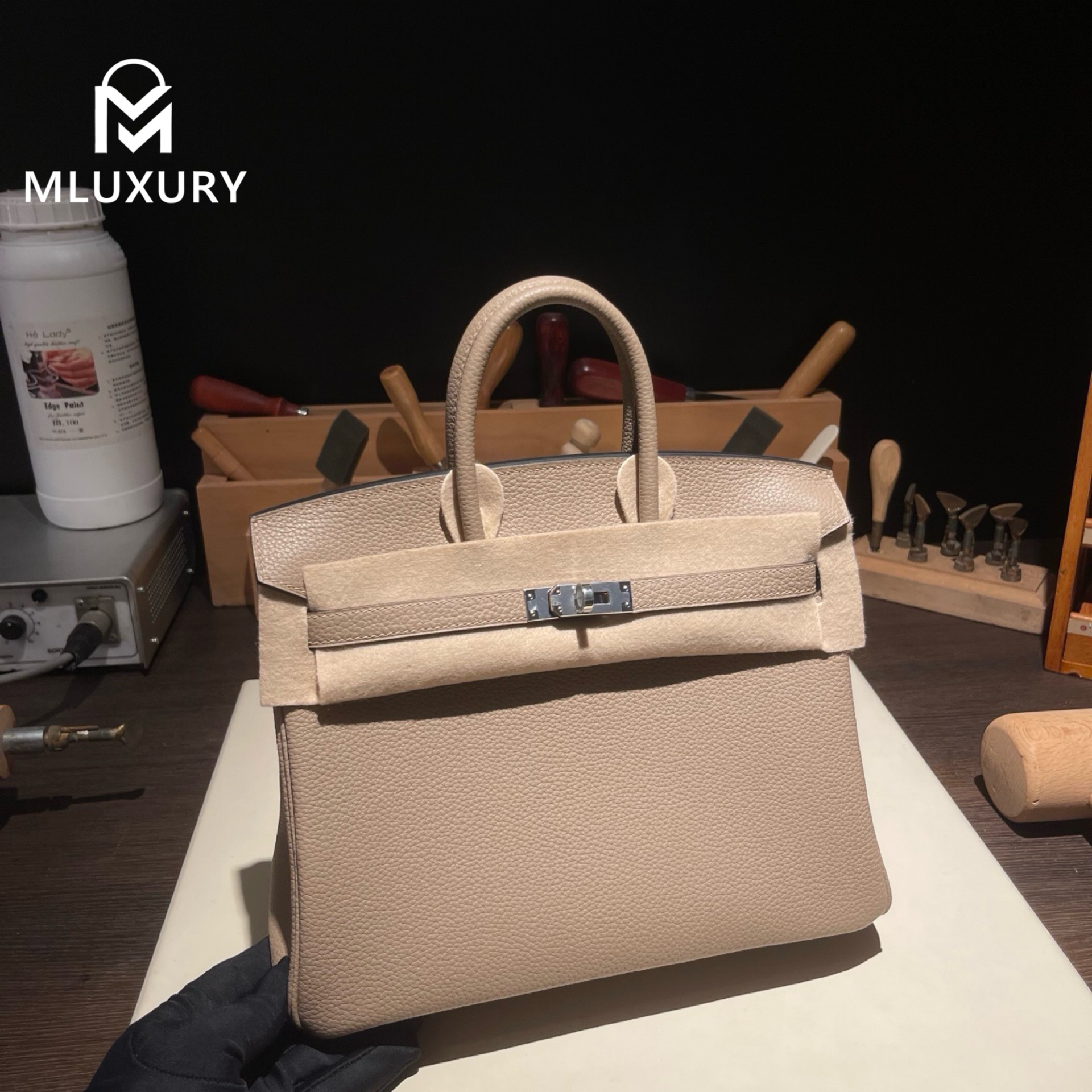 Hermès Birkin 25 Togo, Dove Grey, Silver Hardware